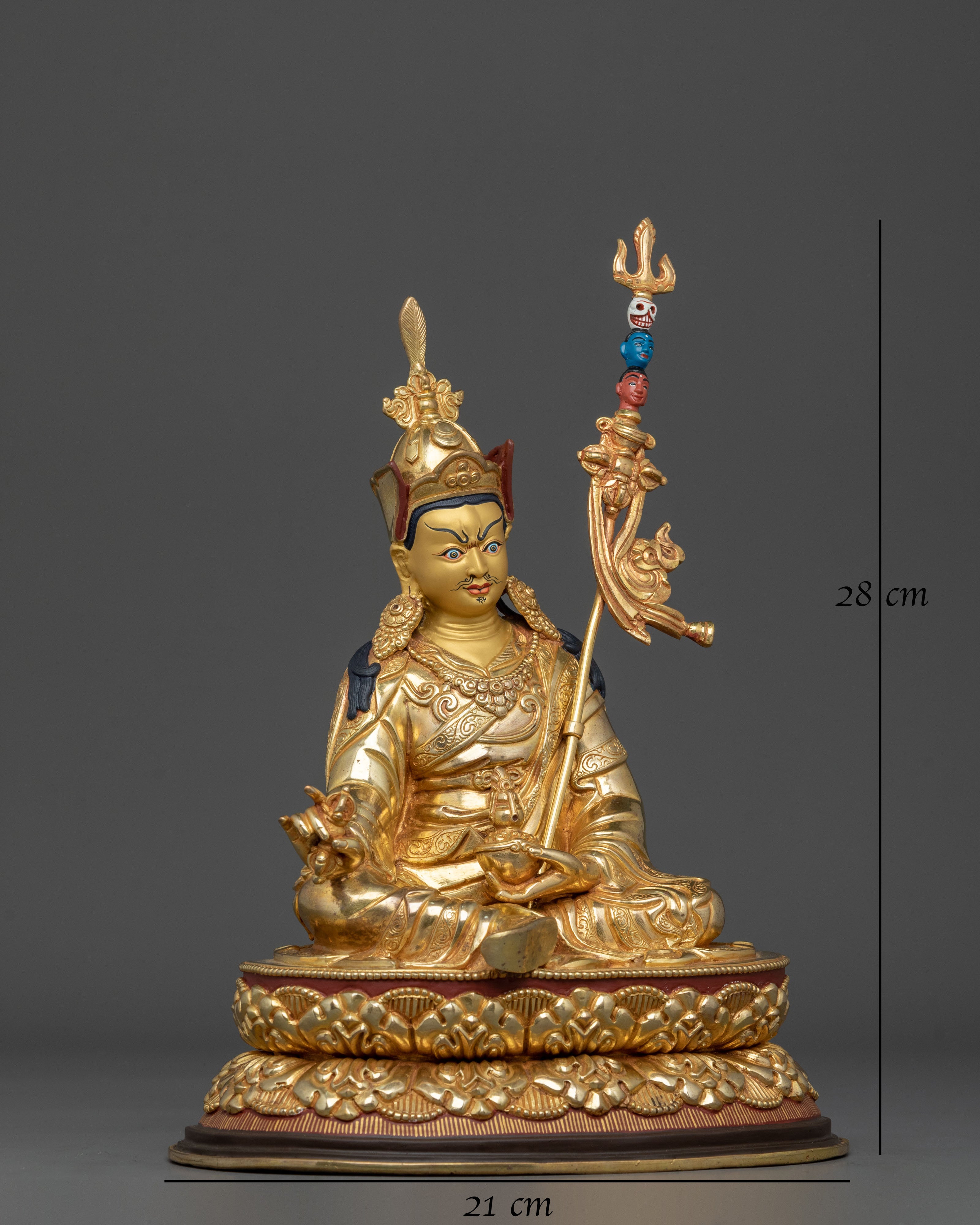 Guru Rinpoche Divine Sculpture: Sacred Symbol of Wisdom