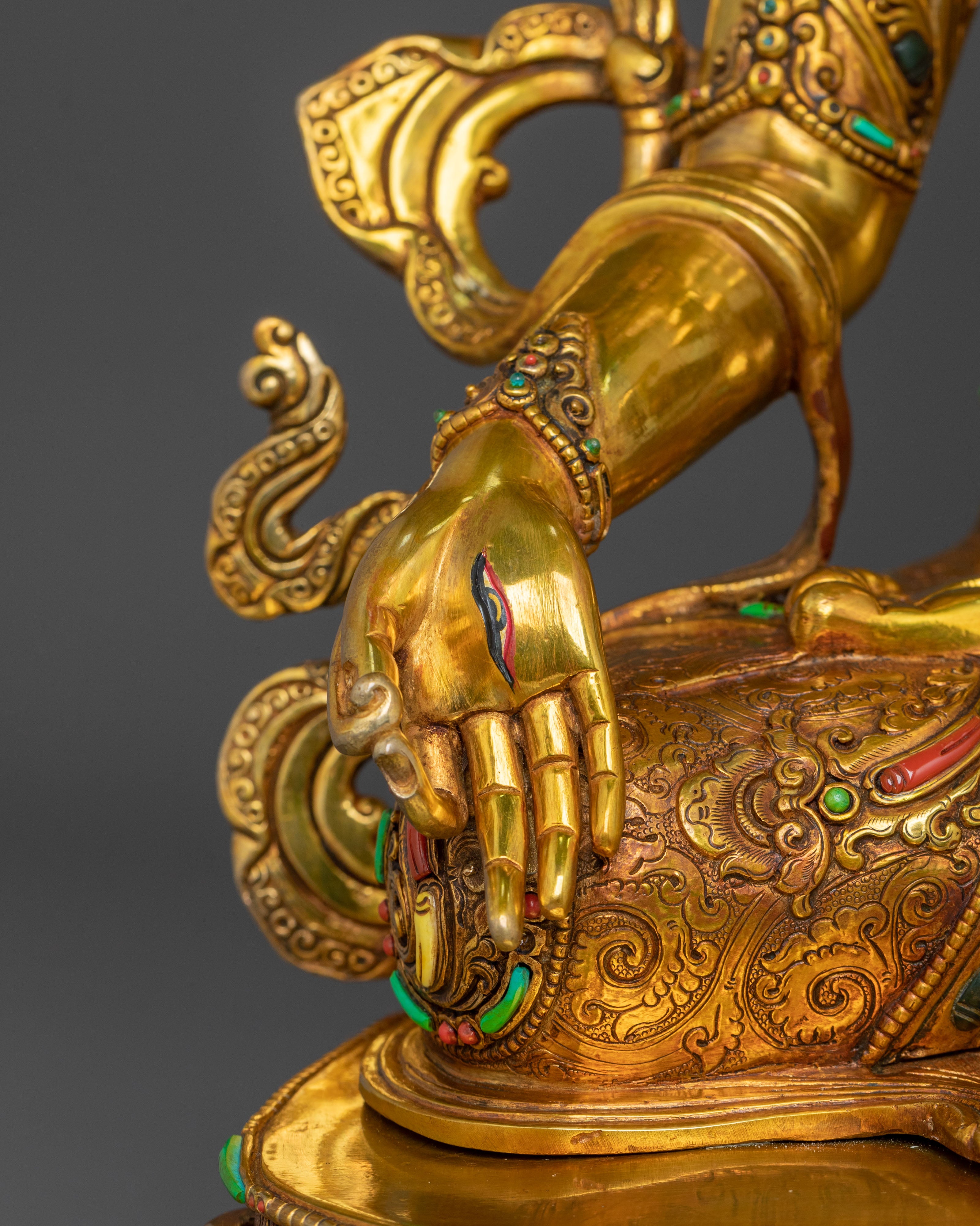 Handcrafted Three Long Life Deities Statue Set | Buddhist Longevity Sculpture