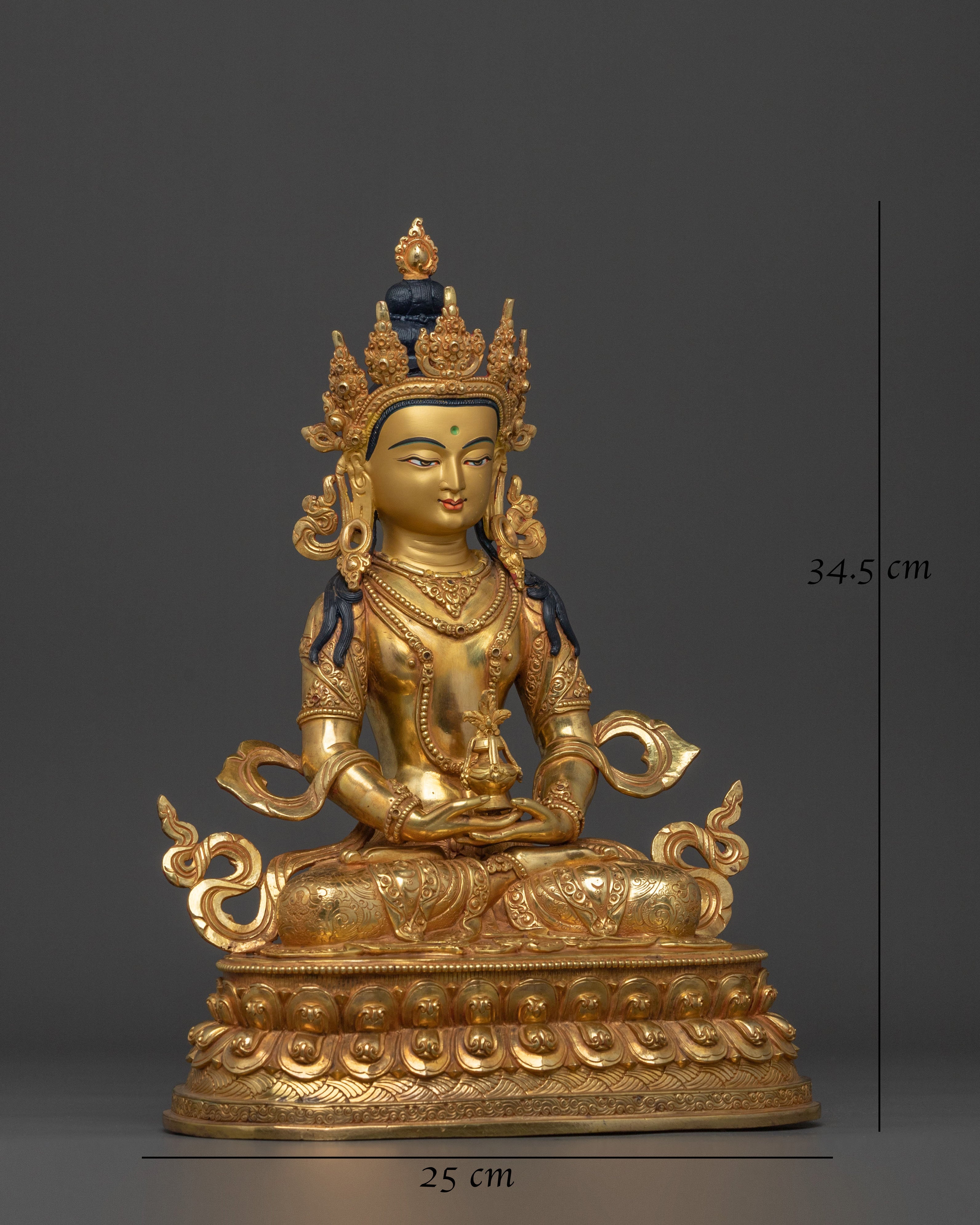 Amitayus Longevity Deity Figurine | Sacred Altar and Meditation Decor