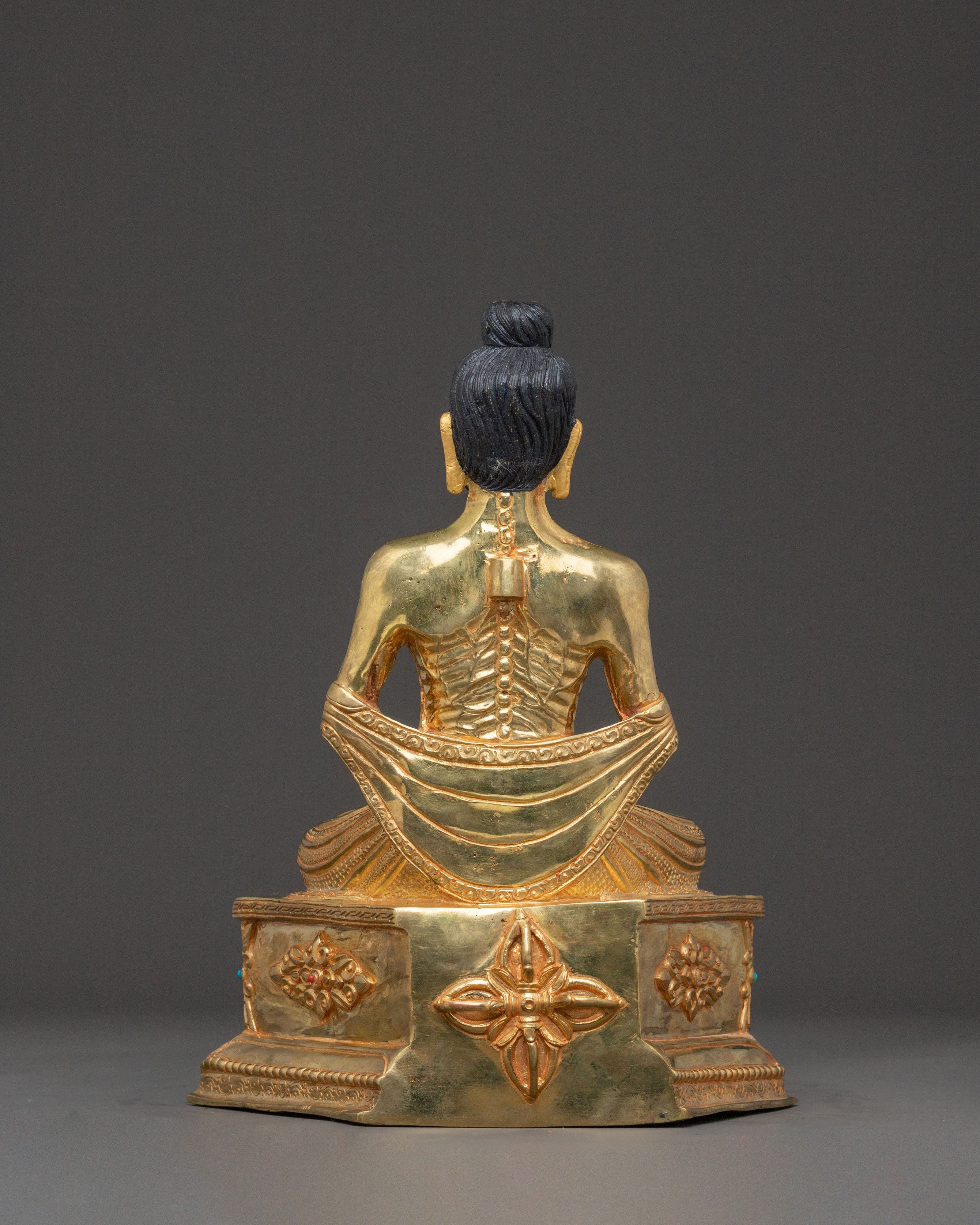 Spiritual Fasting Buddha Statue – Exquisite Handcrafted Copper Statue