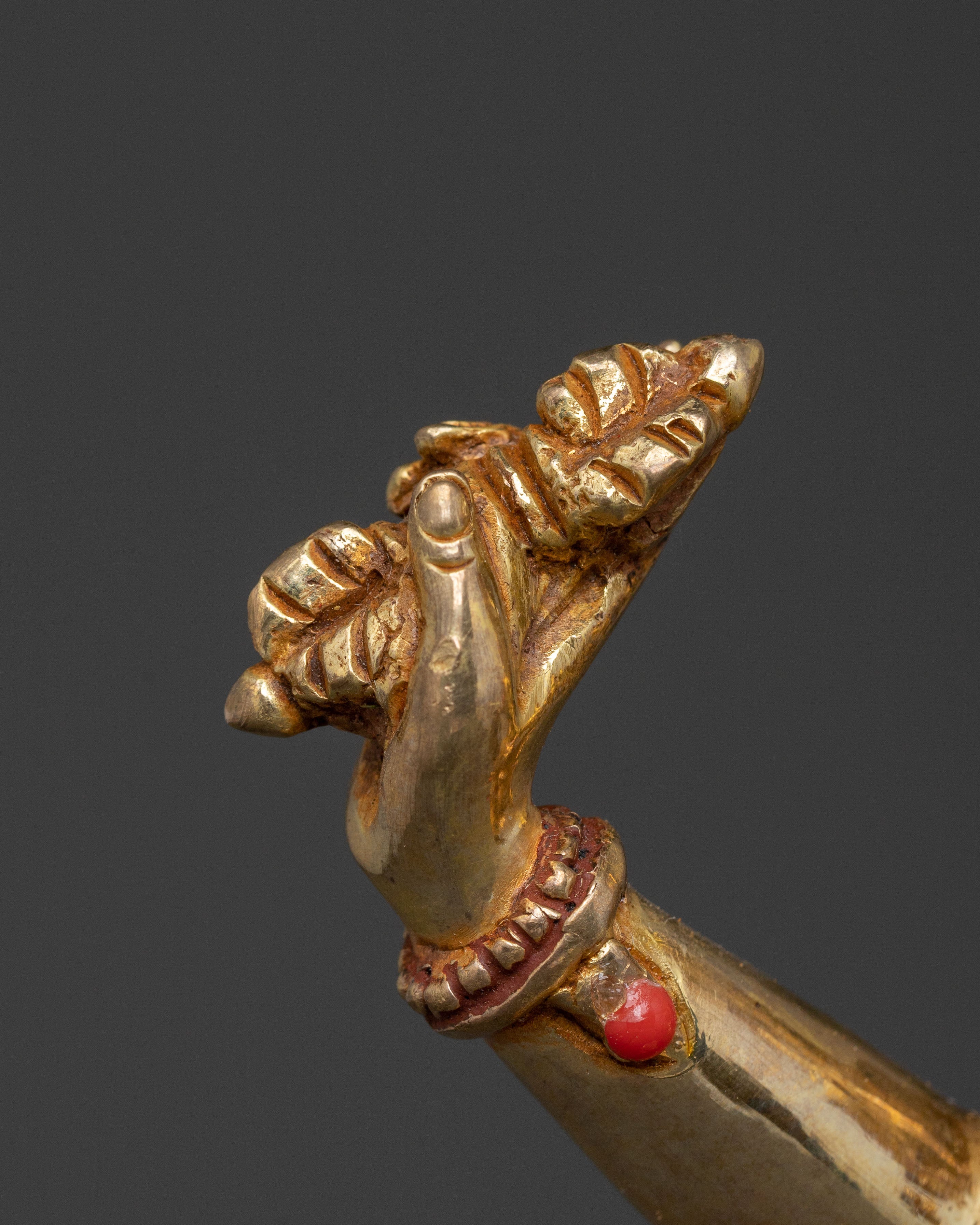 Thunderbolt Holder Vajrapani Icon | Buddhist Wrathful Deity Sculpture