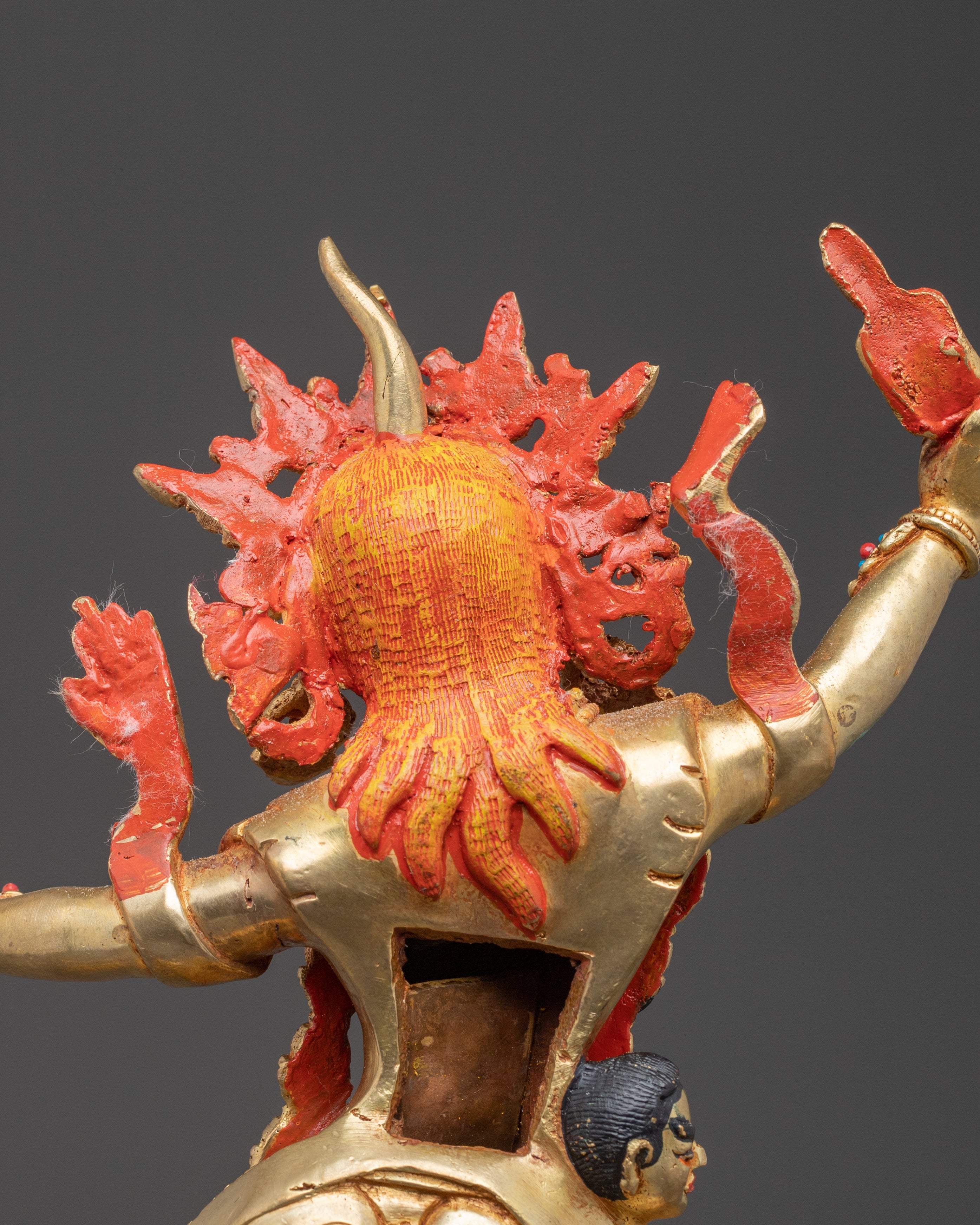 Copper Ekajati Statue: Guardian of the Dharma