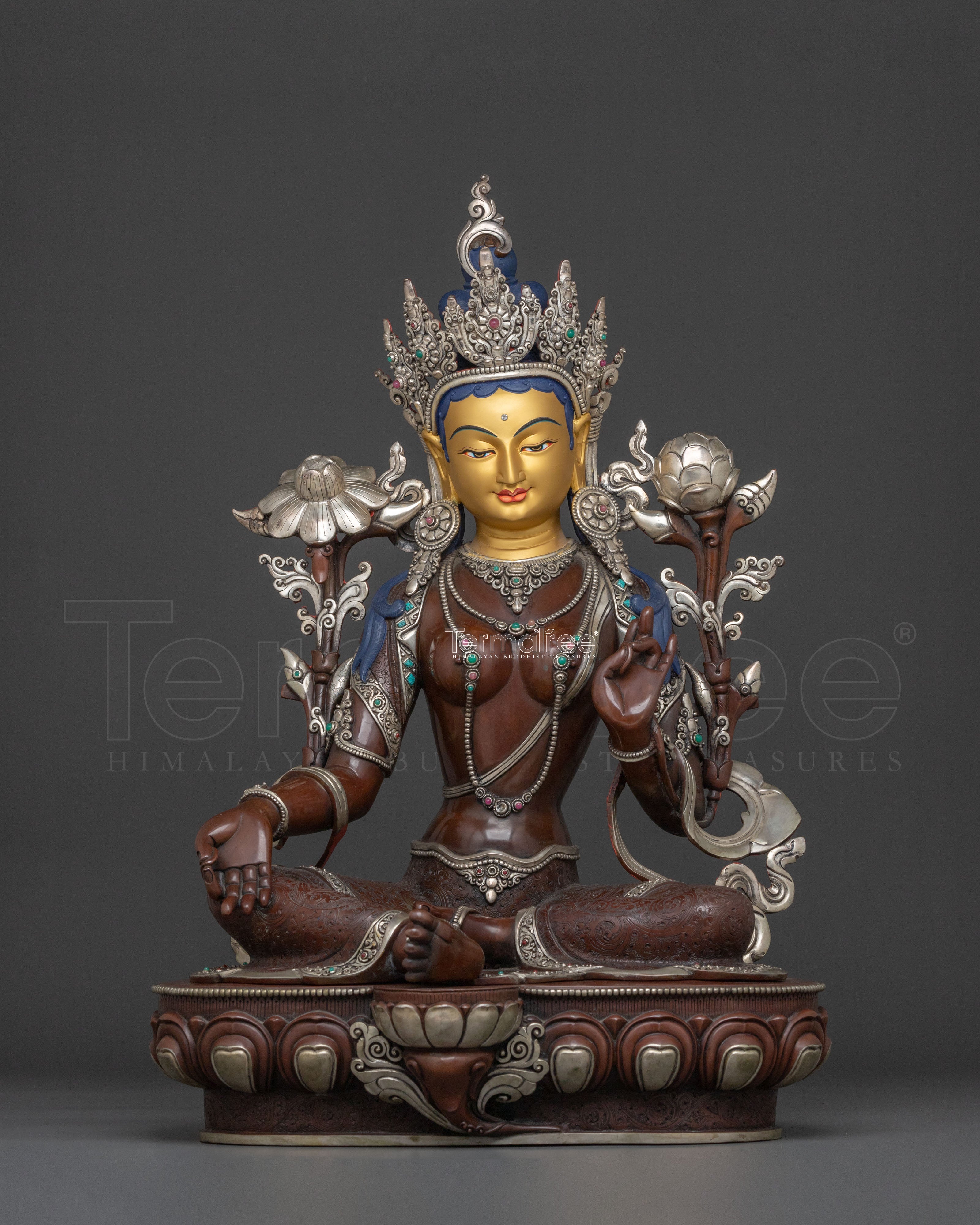 Green Tara Statue