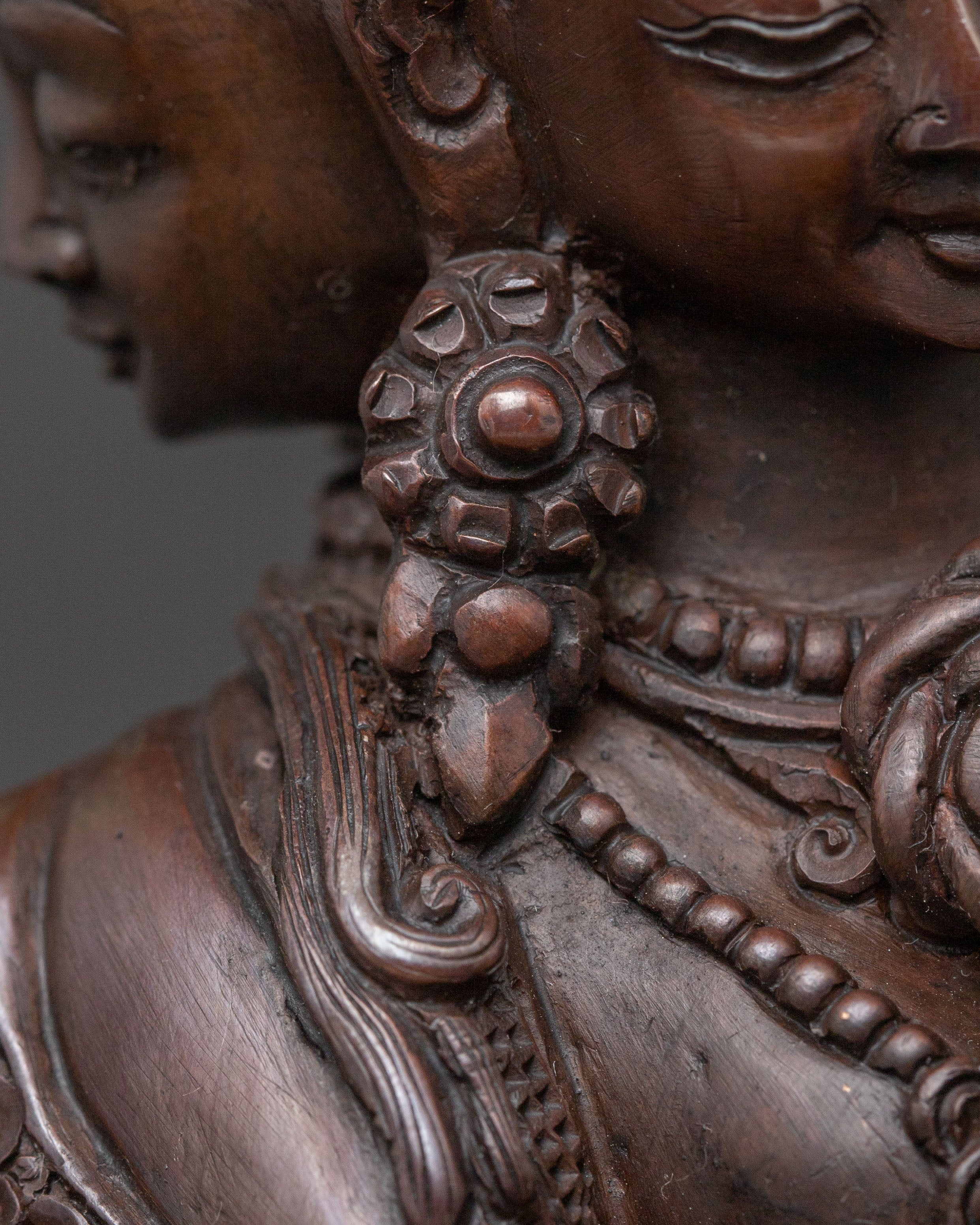 Nagyalma Handcrafted Copper Statue – Deity of longevity