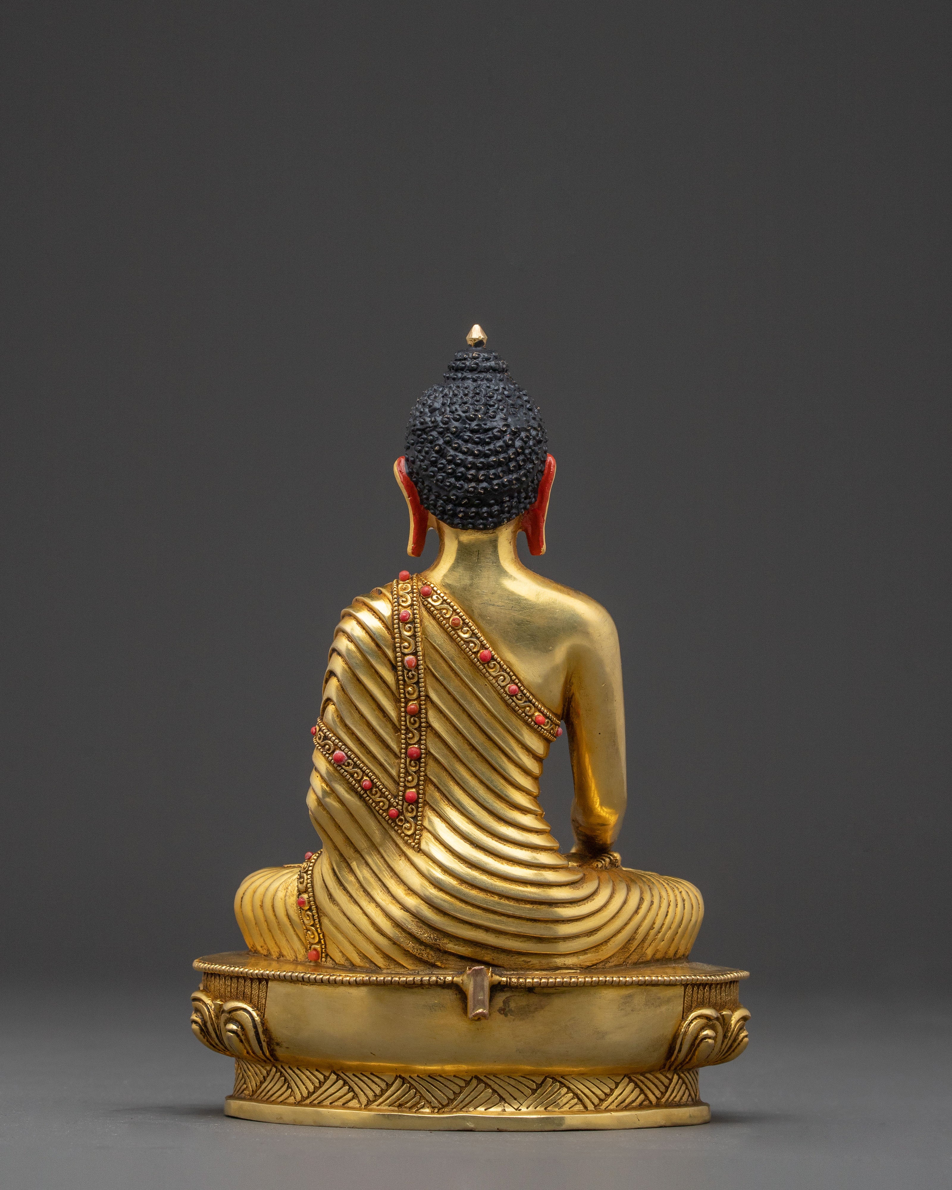 Handcrafted Divine Statue of Shakyamuni Buddha - Radiant Art