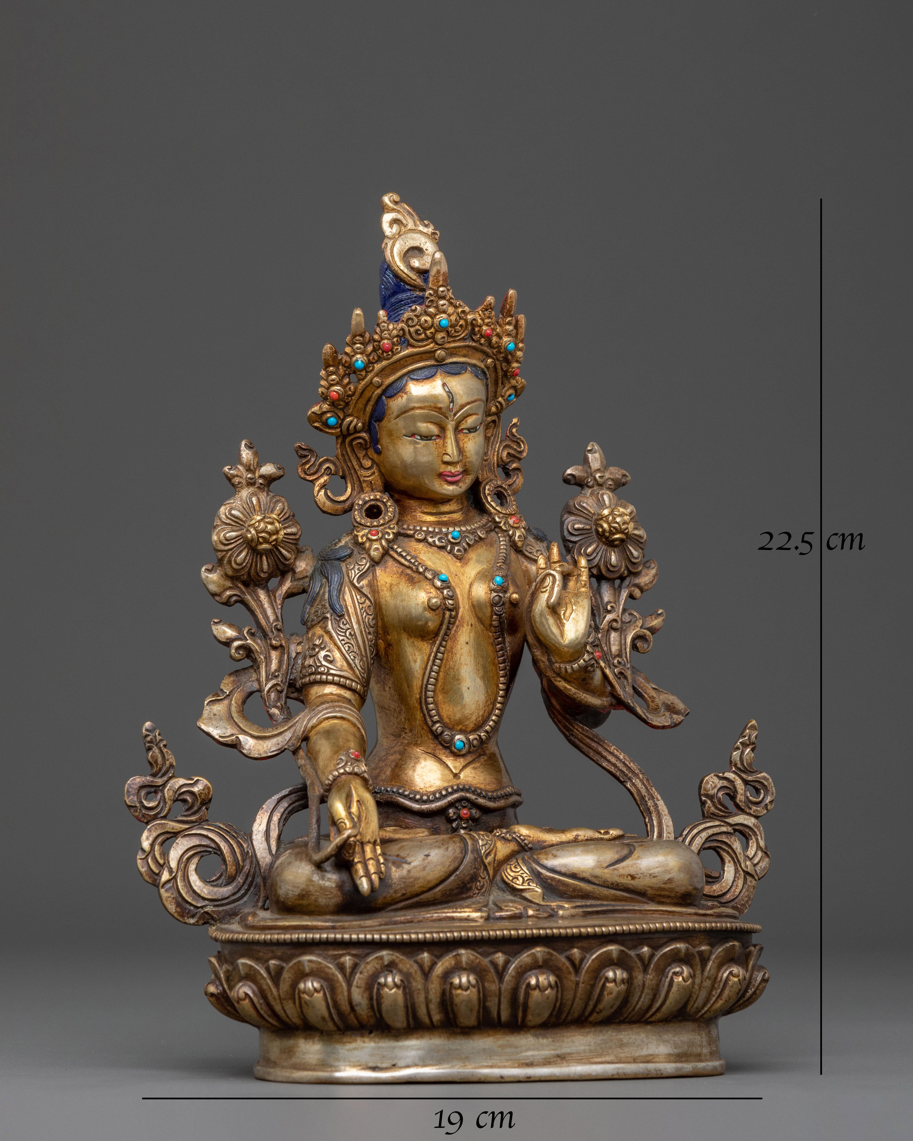 Divine White Tara Spiritual Statue | Blessing Icon