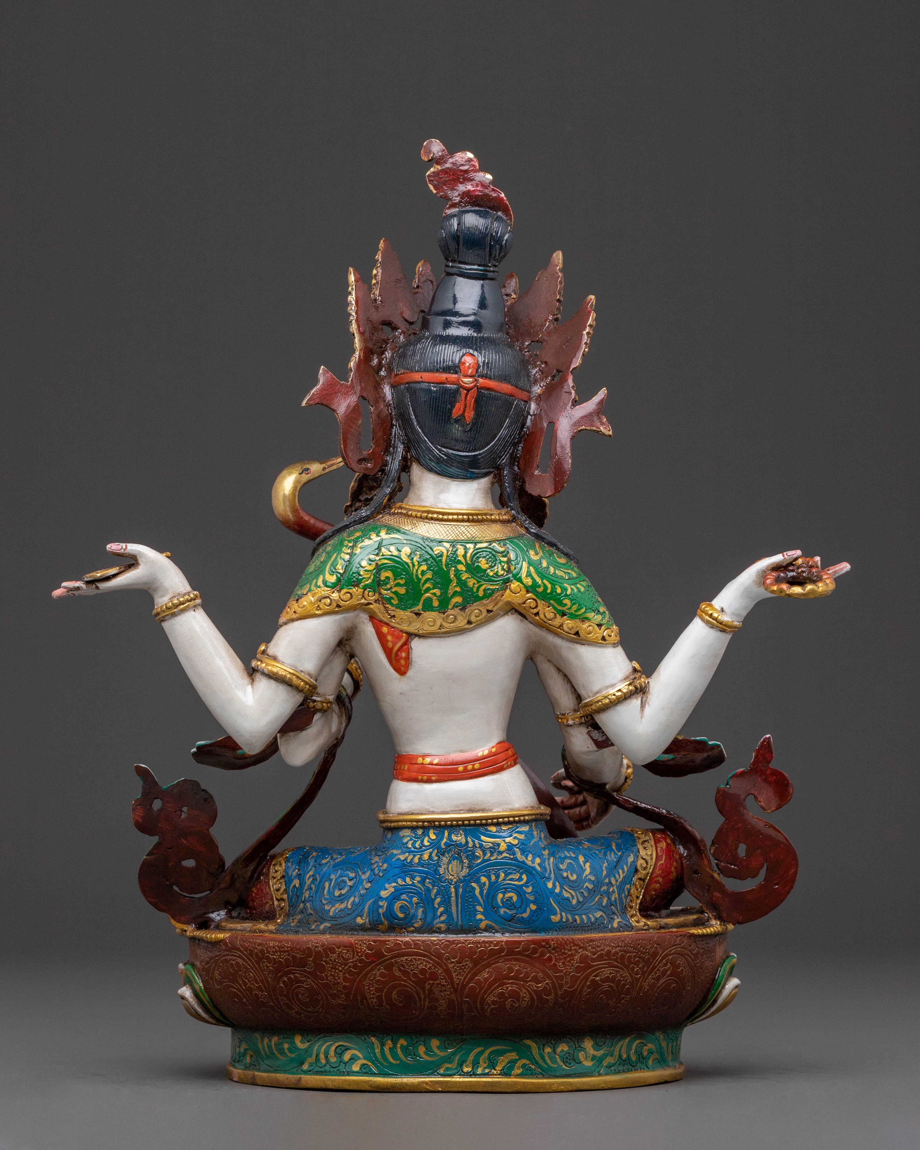 Goddess Saraswati Wisdom Statue | Meditational Decor