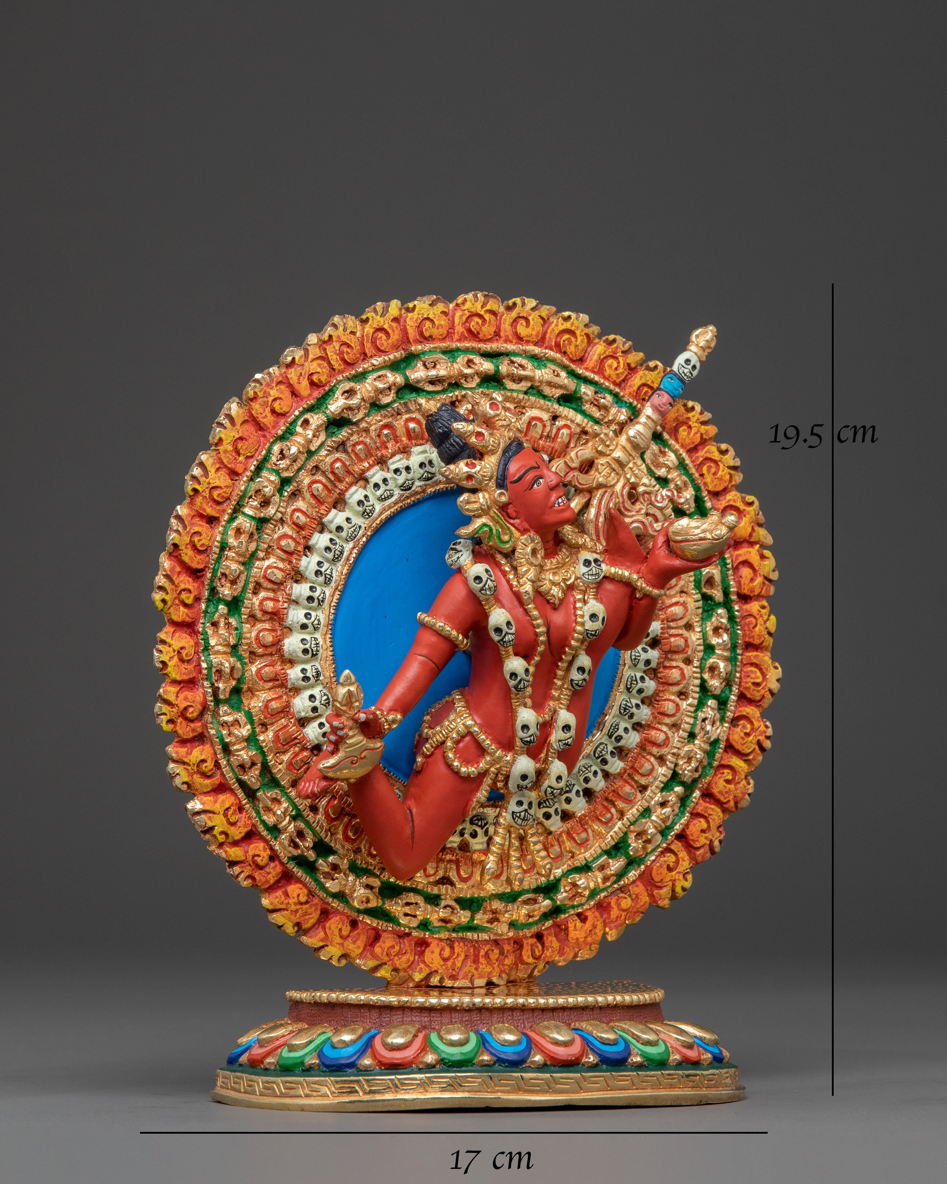 Flying Vajrayogini: A Divine Statue of Radiant Energy