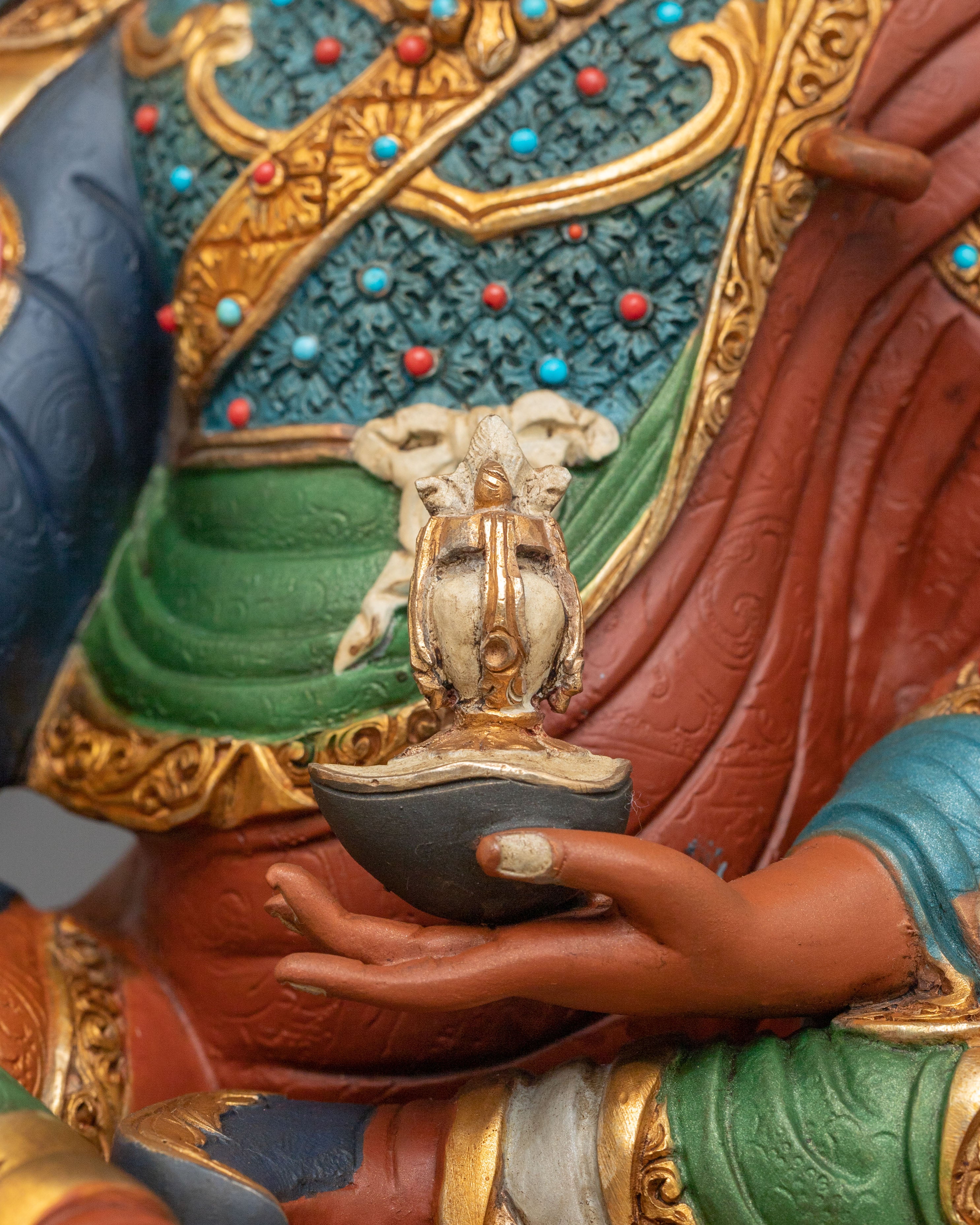 Traditional Guru Rinpoche Statue | Himalayan Artwork