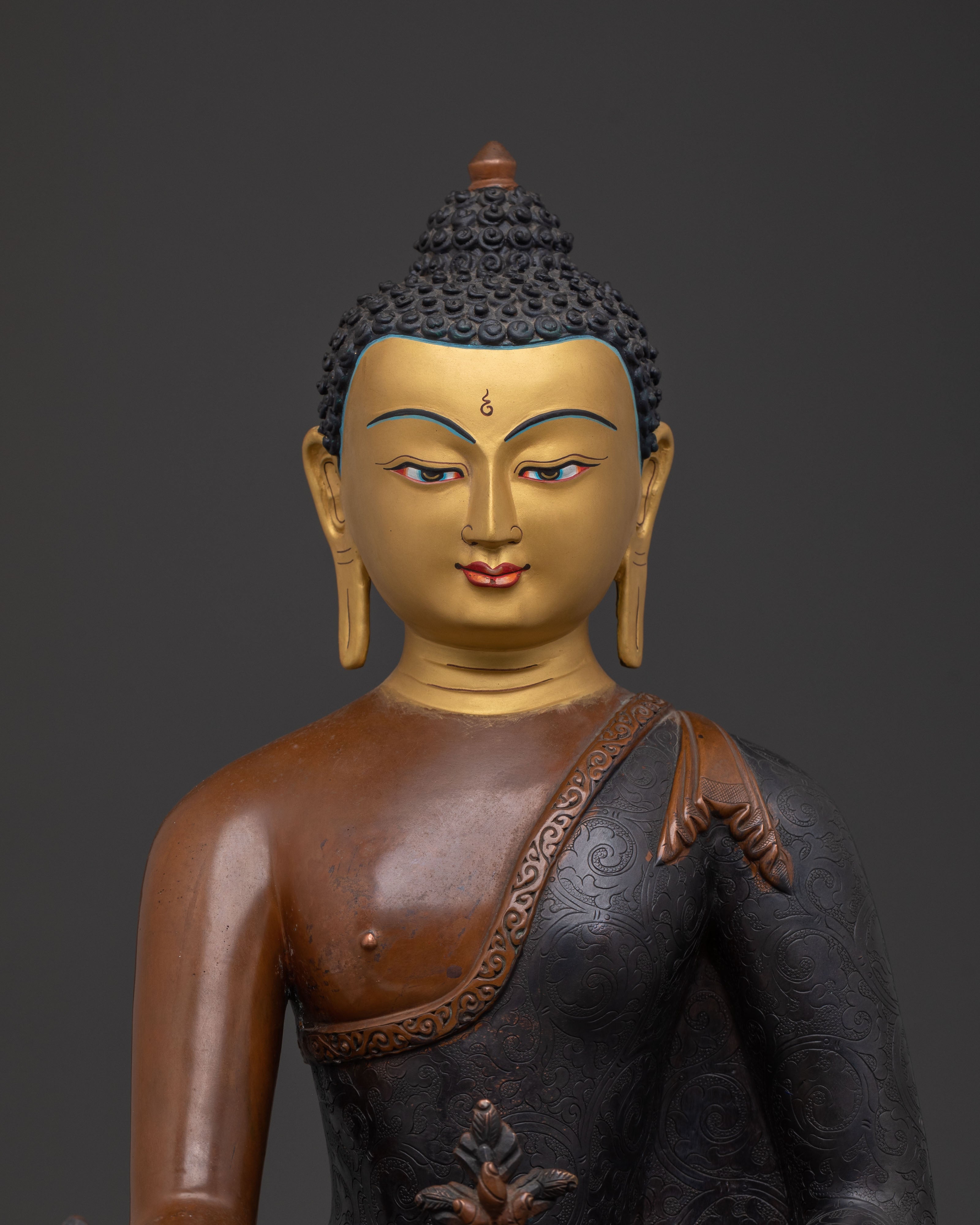 Medicine Buddha Statue | Tibetan Buddhist Healing Figurine