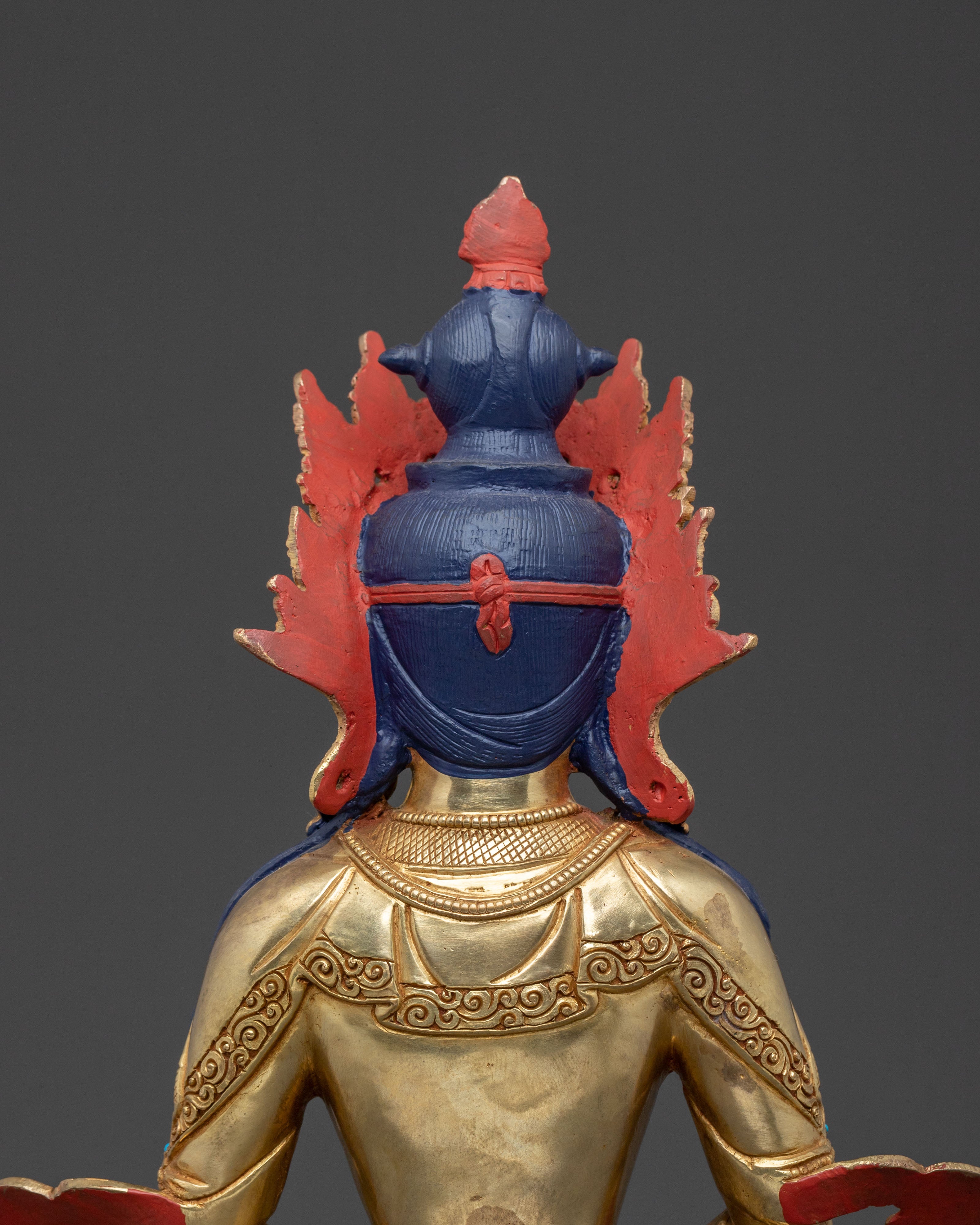 Amitayus Buddha Meditation Statue | Peaceful Figurine