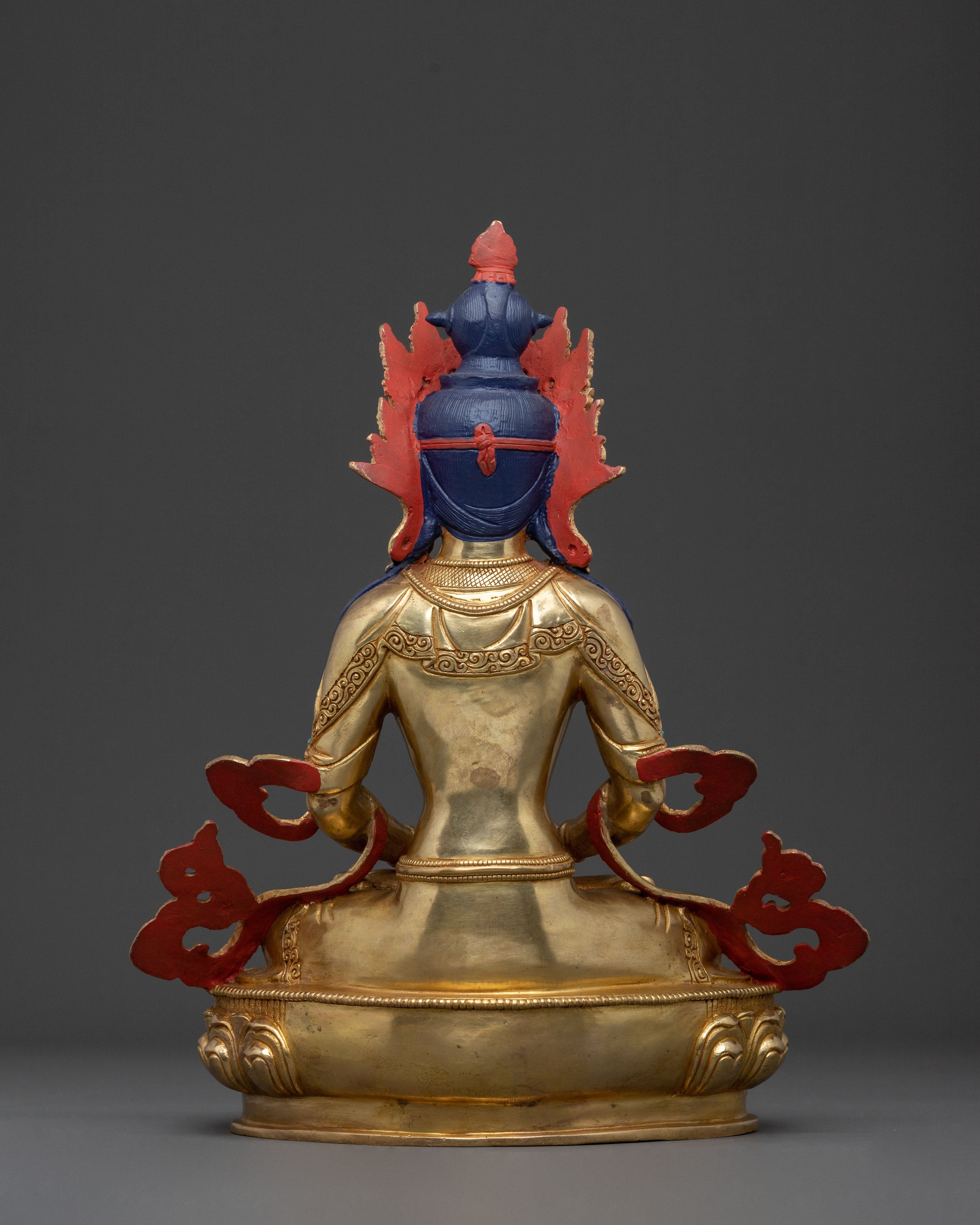 Amitayus Buddha Meditation Statue | Peaceful Figurine