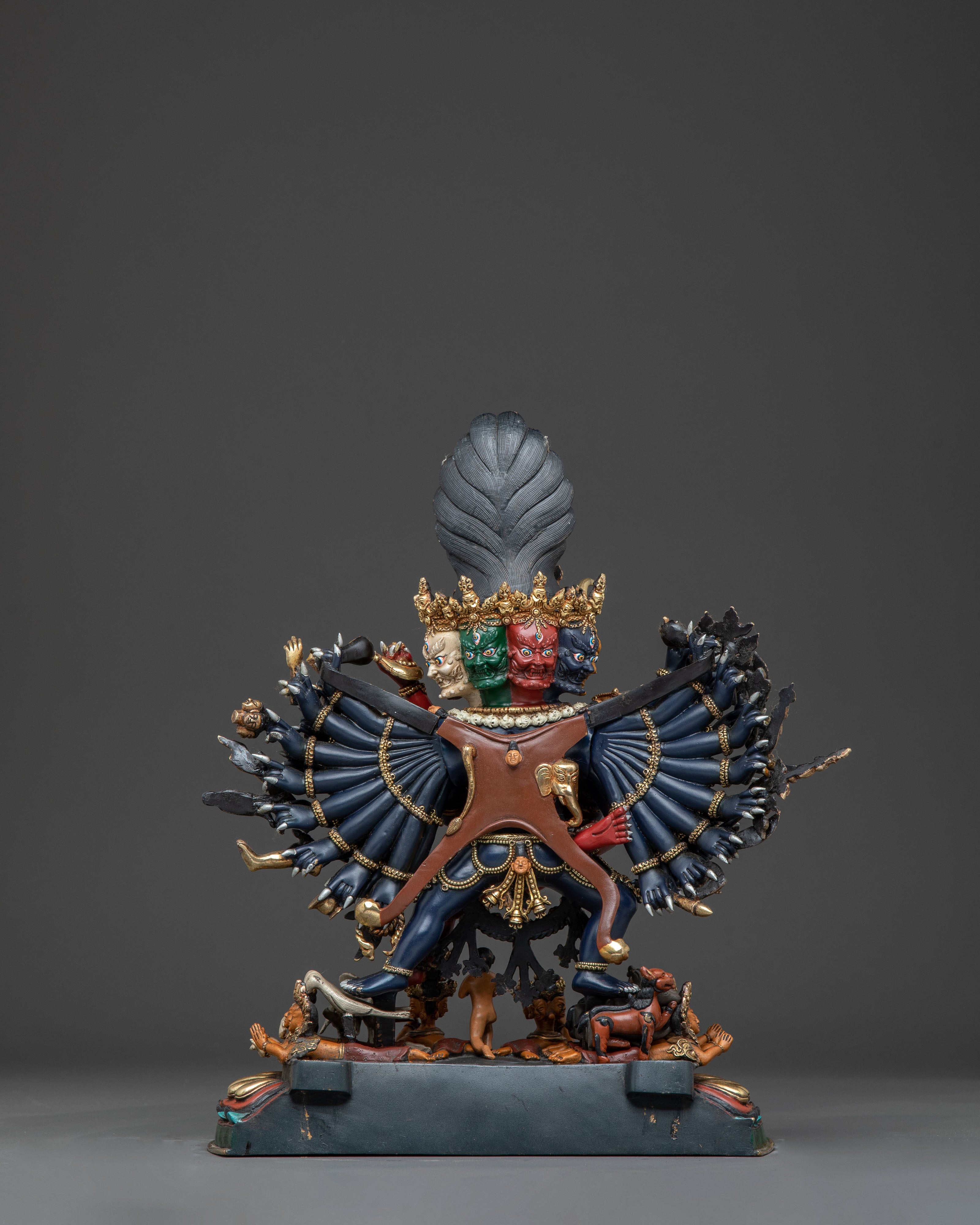 Tibetan Protector Deity Yamantaka Statue | Powerful Tantric Form