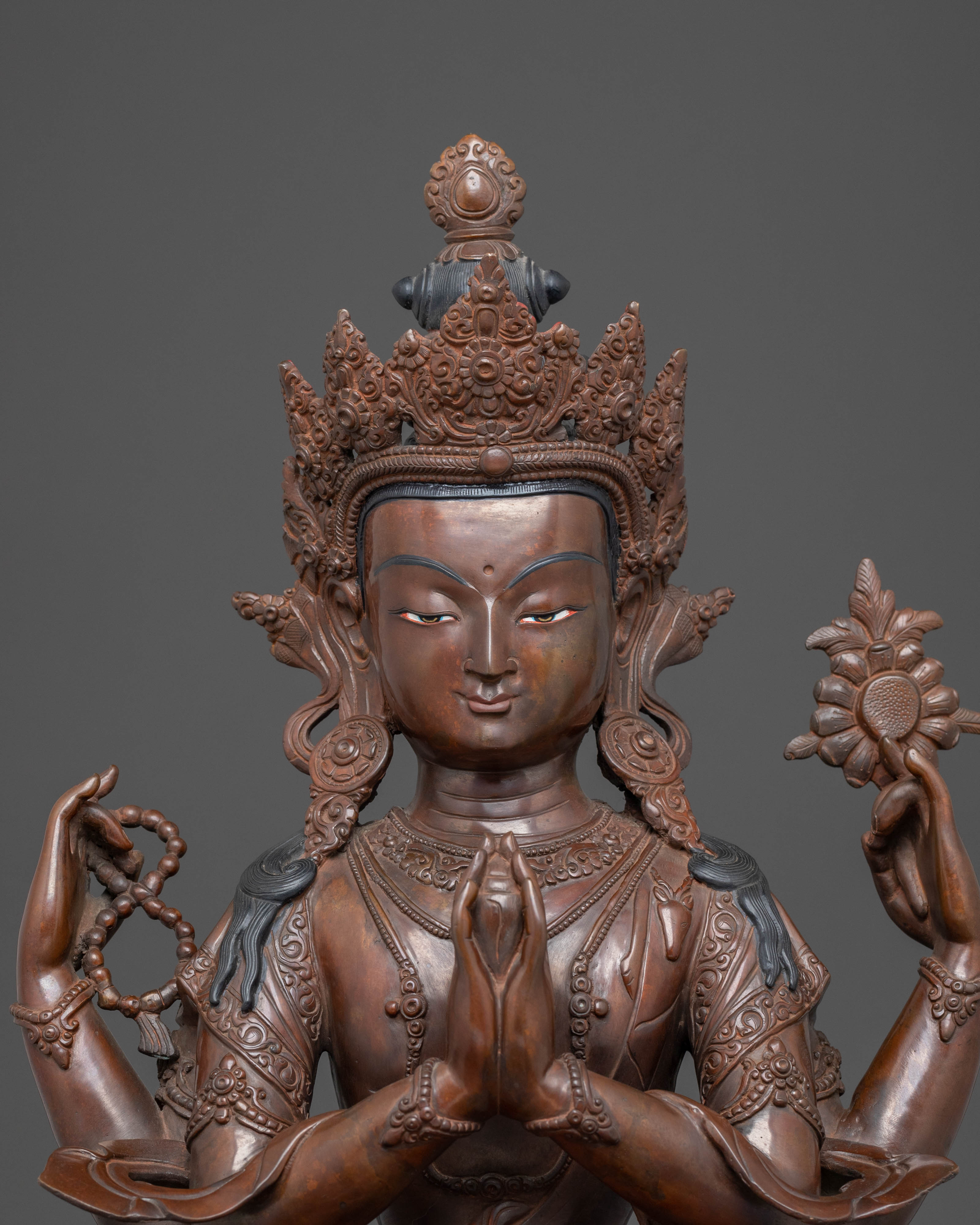 Chenrezig Sacred Statue: Embodiment of Kindness