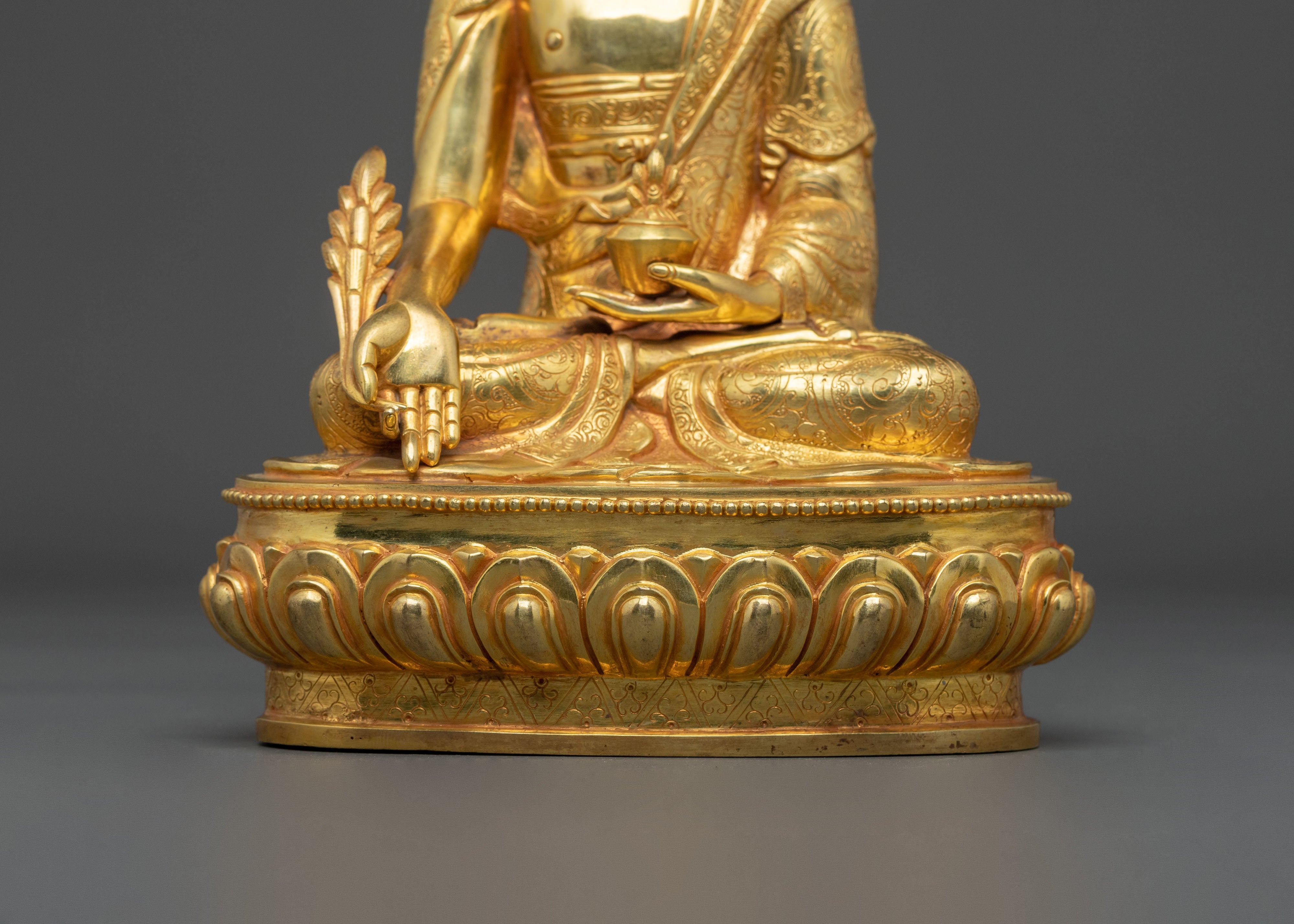 Medicine Buddha Tibetan Buddhist Statue | Healing Buddha of Compassion