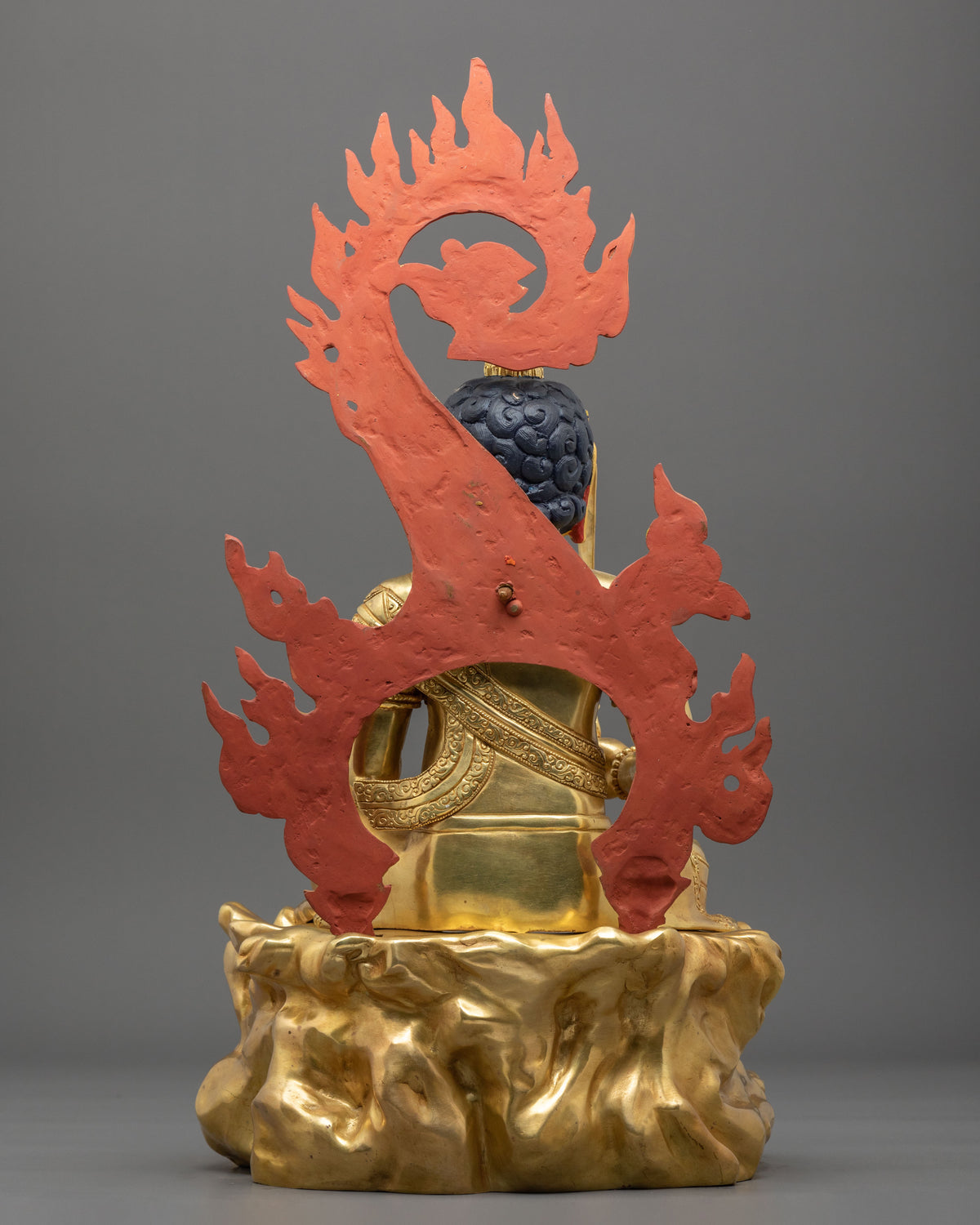 Yamraj Spiritual Statue | Handcrafted Copper Figurine for Altar