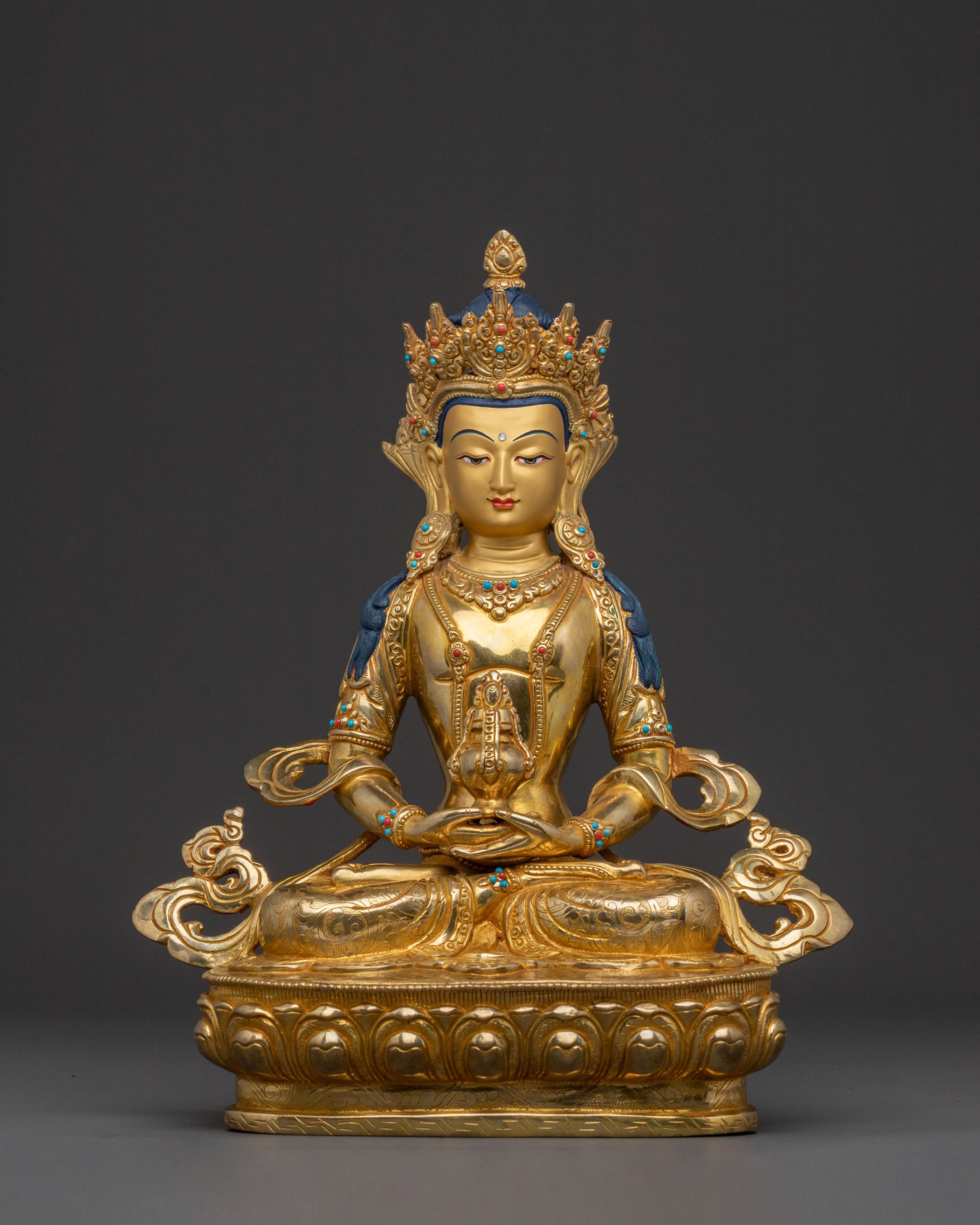 Amitayus Sacred Statue for Rituals | Longevity Buddha