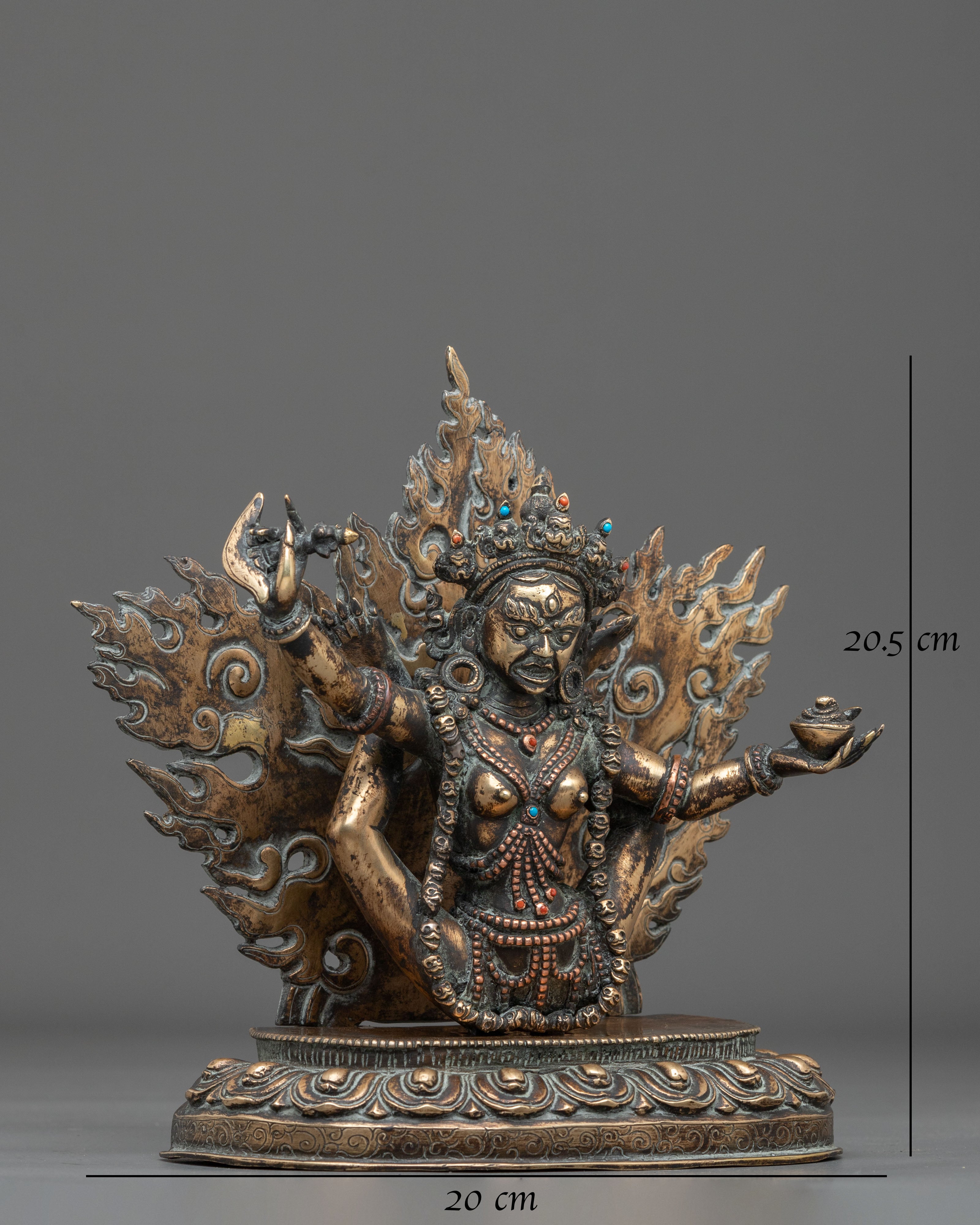 Sukhasiddhi Enlightened Dakini Sculpture | Tibetan Meditation Art