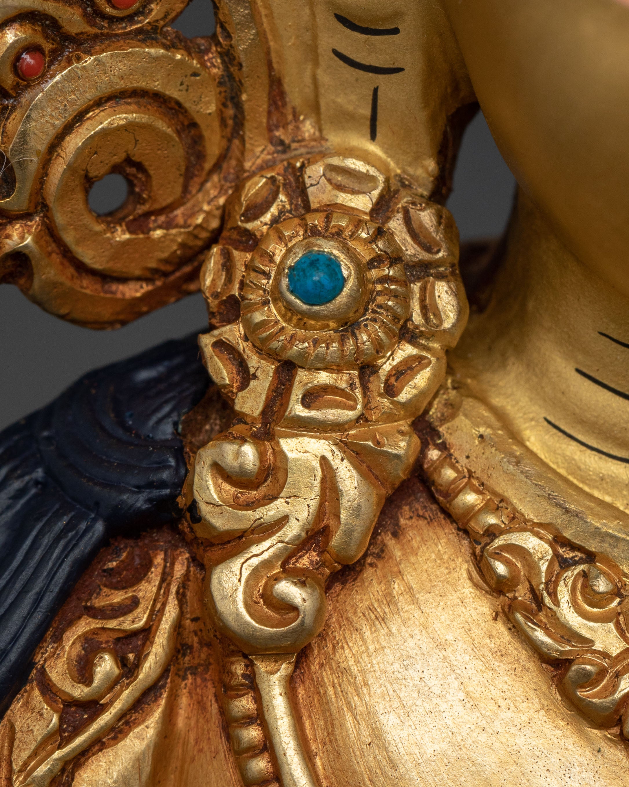 Tantric Deity Vajrasattva Statue | Purification Buddha Sculpture