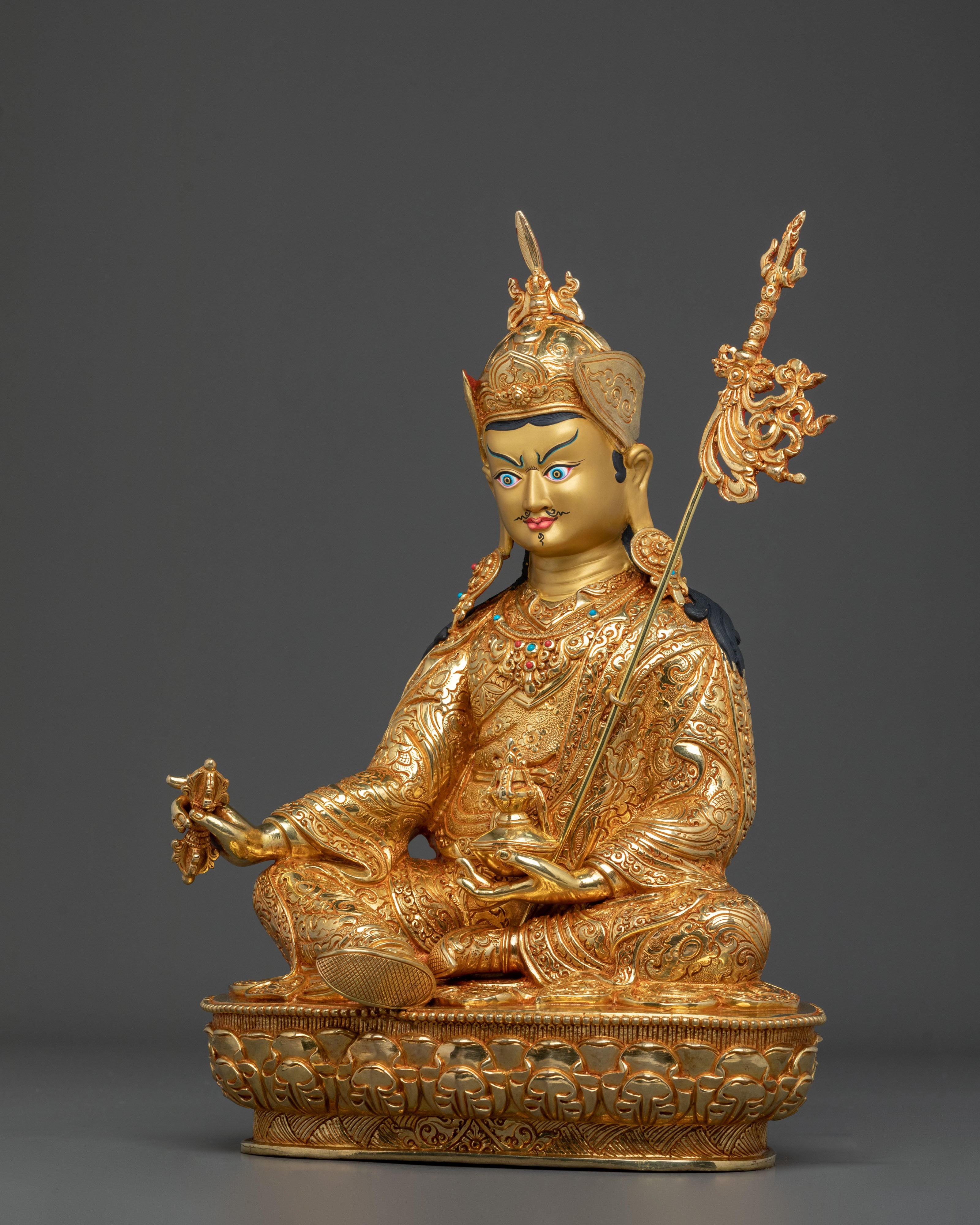 Tibetan Wisdom Guru Rinpoche Figurine | Home Decor