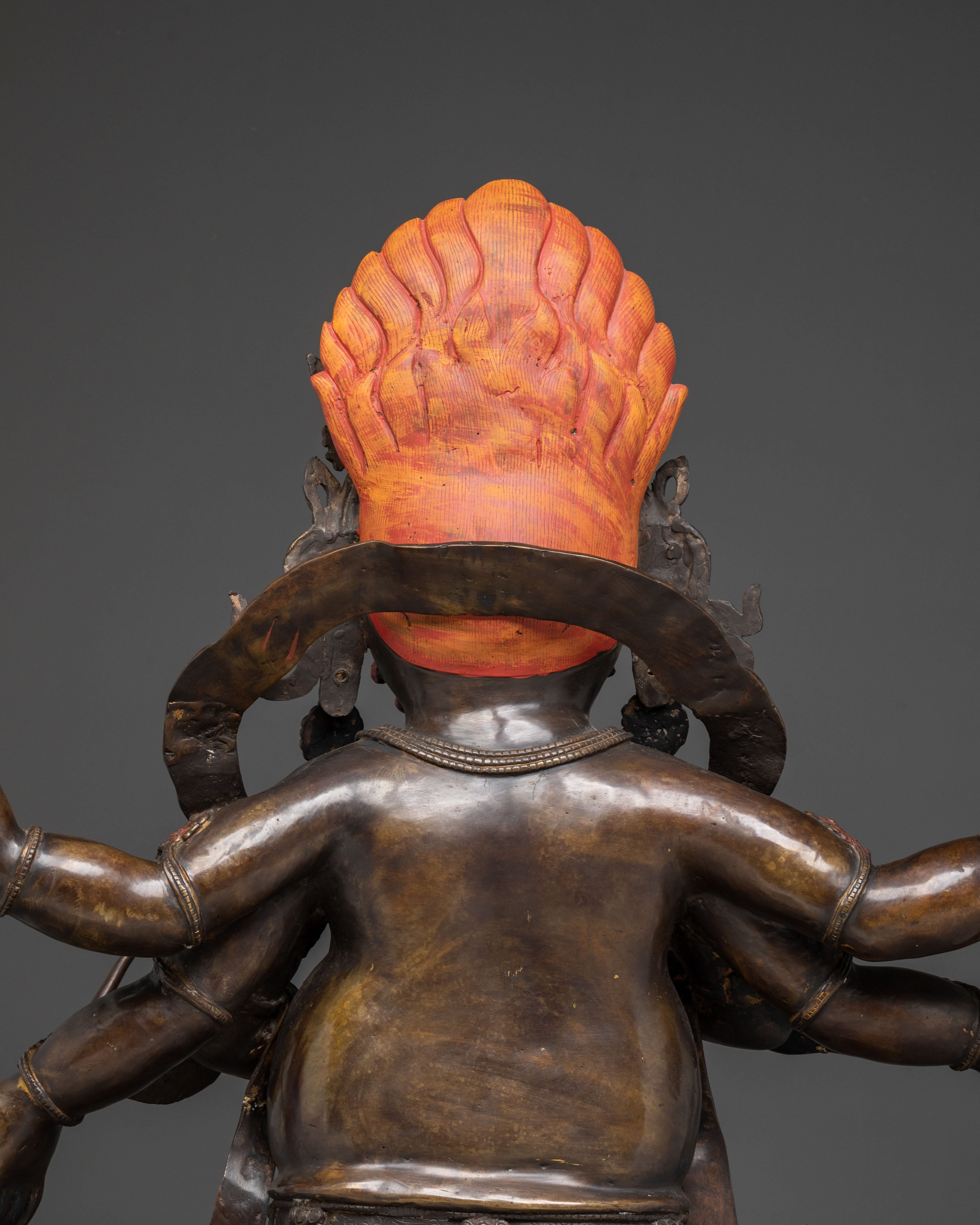 White Mahakala Statue | Tibetan Buddhist Protector