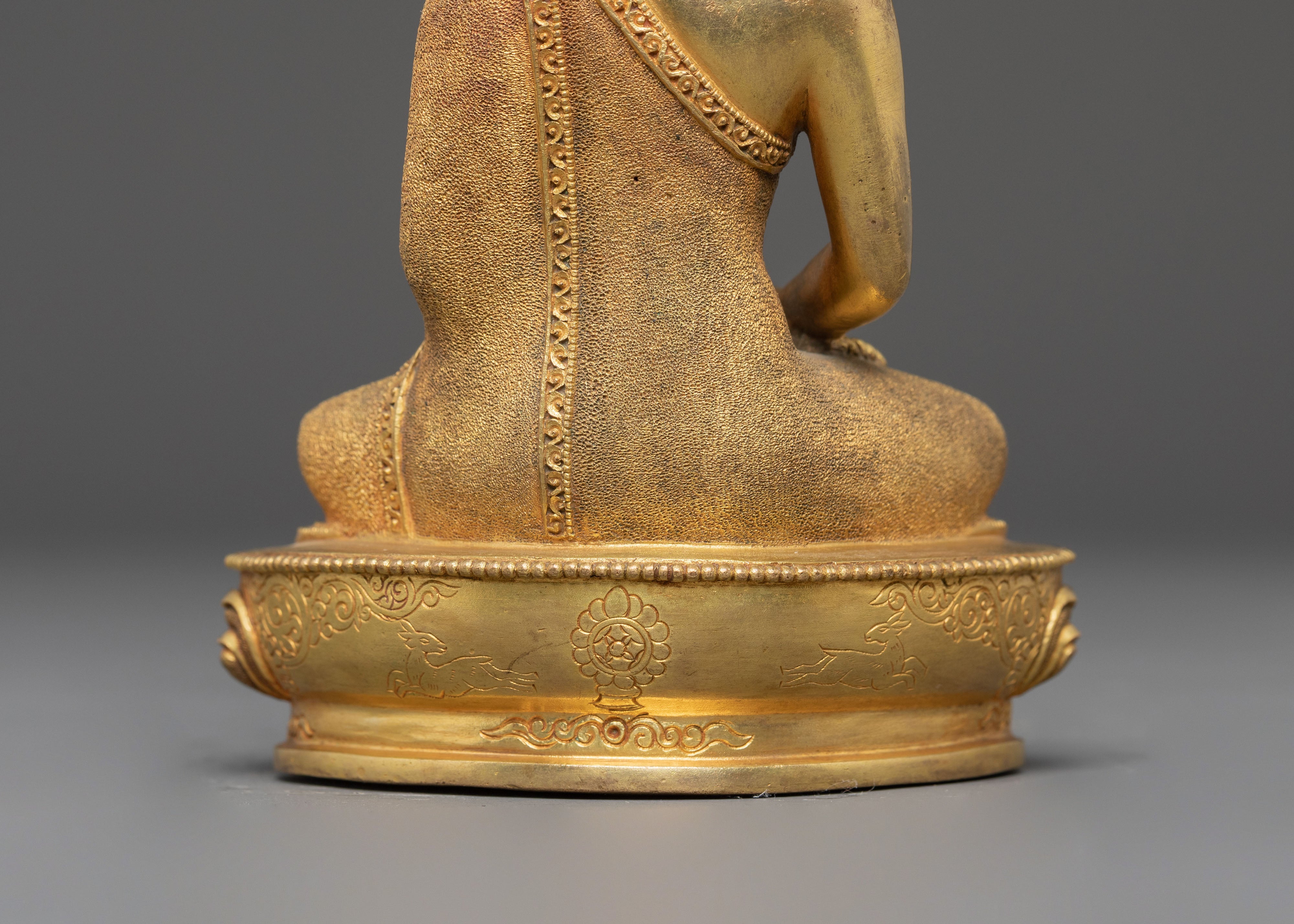Peaceful Buddha Amitabha Golden Statue | The Buddha of Infinite Light