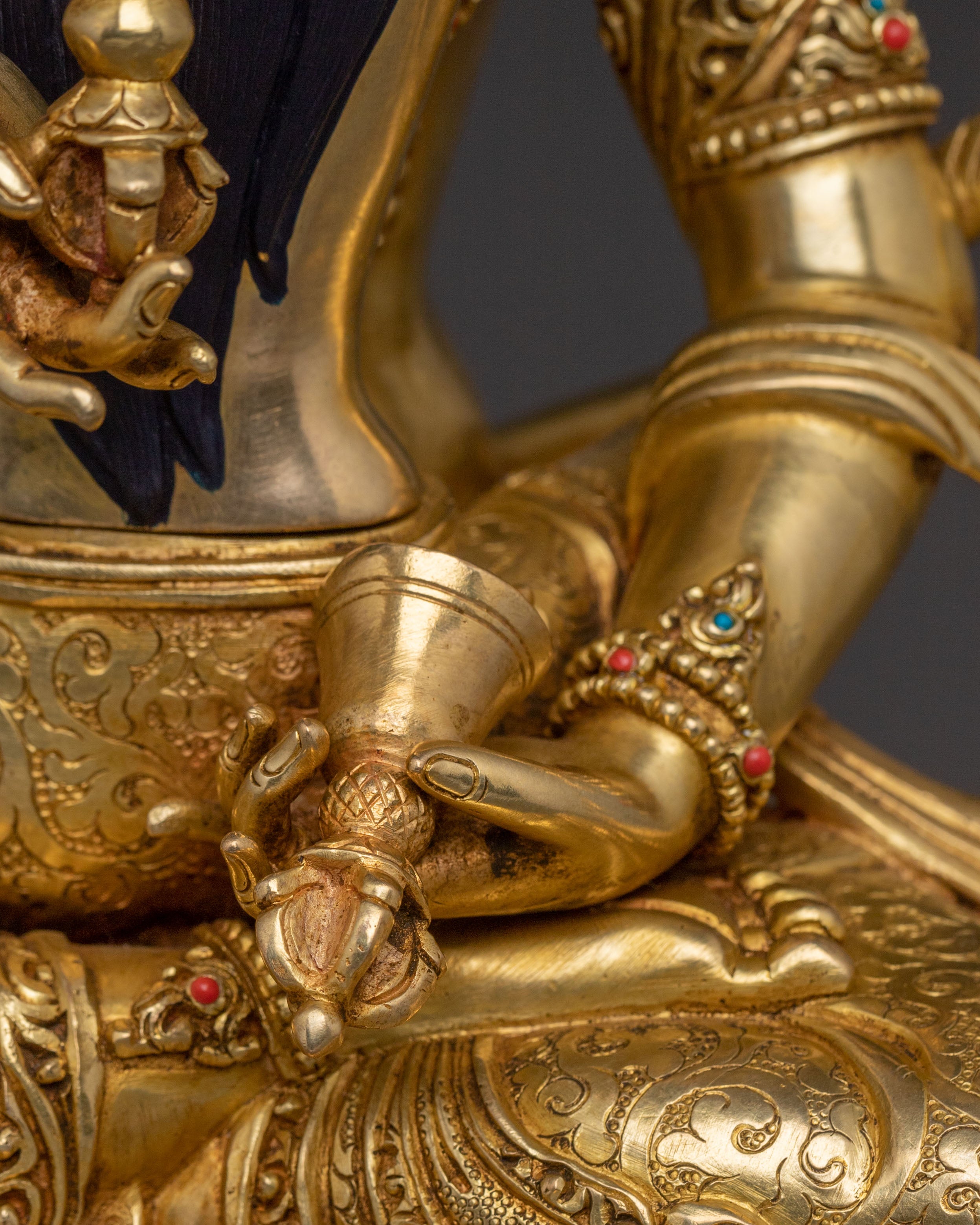 Vajrasattva Statue with Vajragarvi | Divine Figure