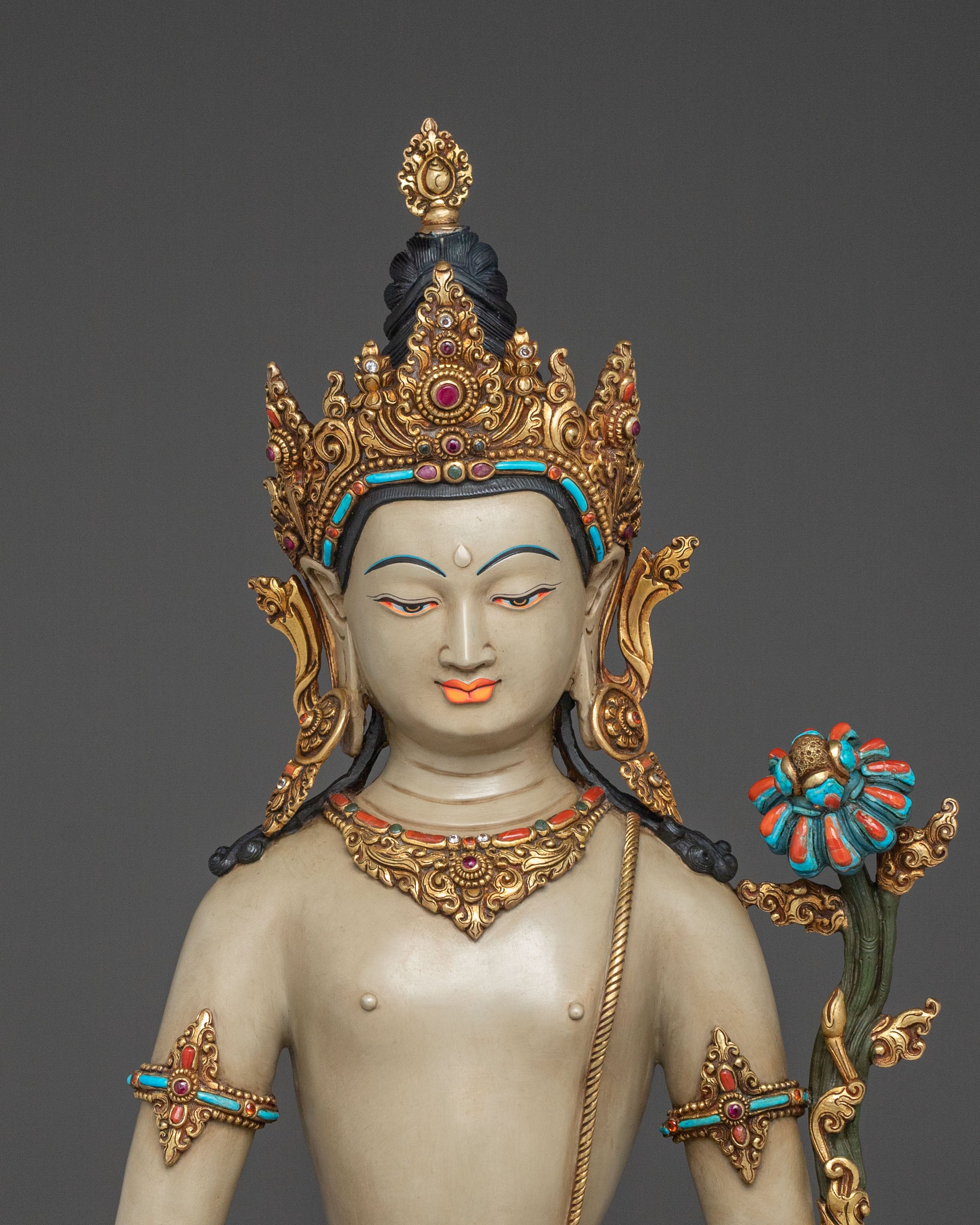 Handcrafted Padmapani Sacred Statue | Home Decor