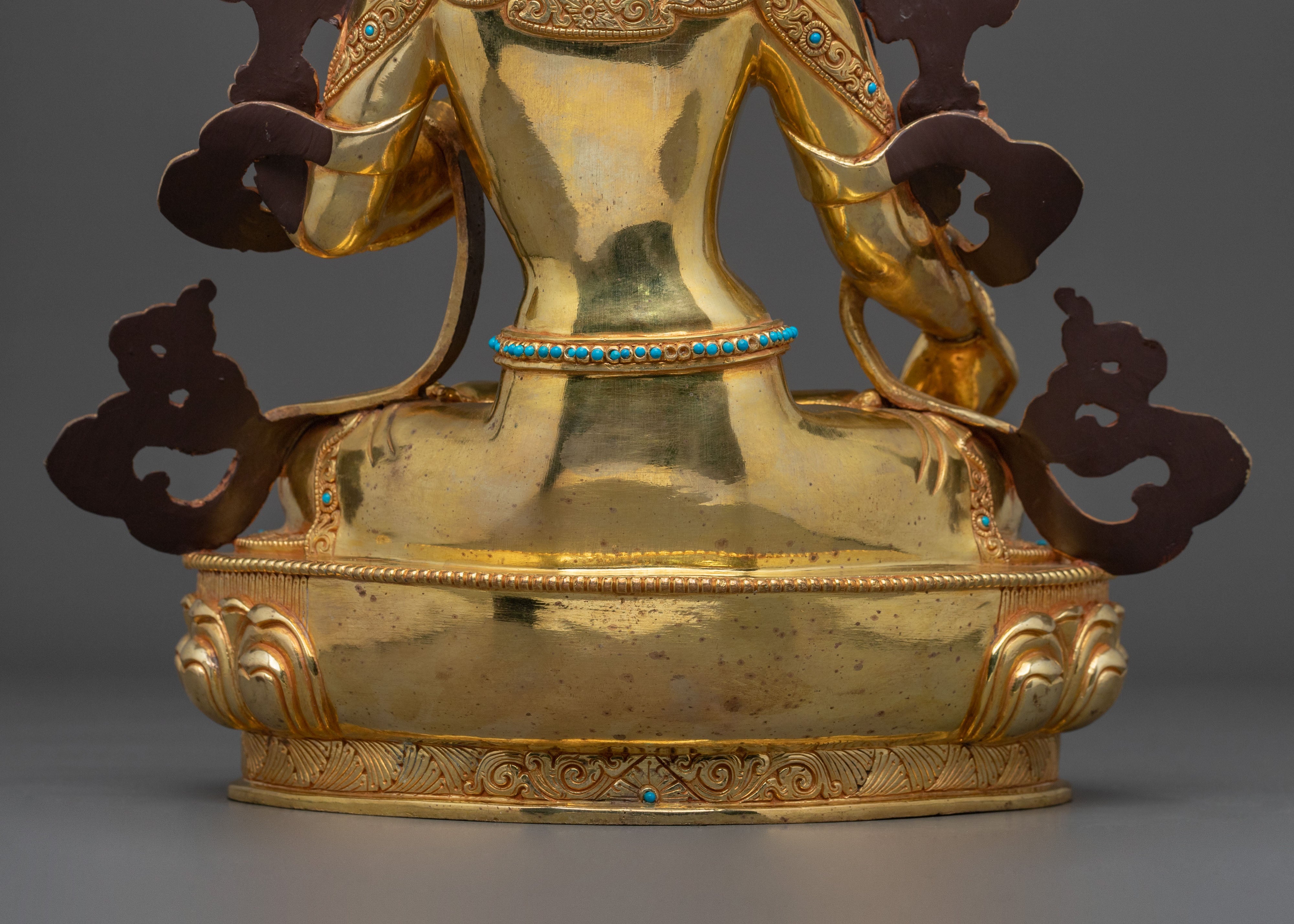 Hand Carved White Tara Sculpture | Symbol of Enlightenment