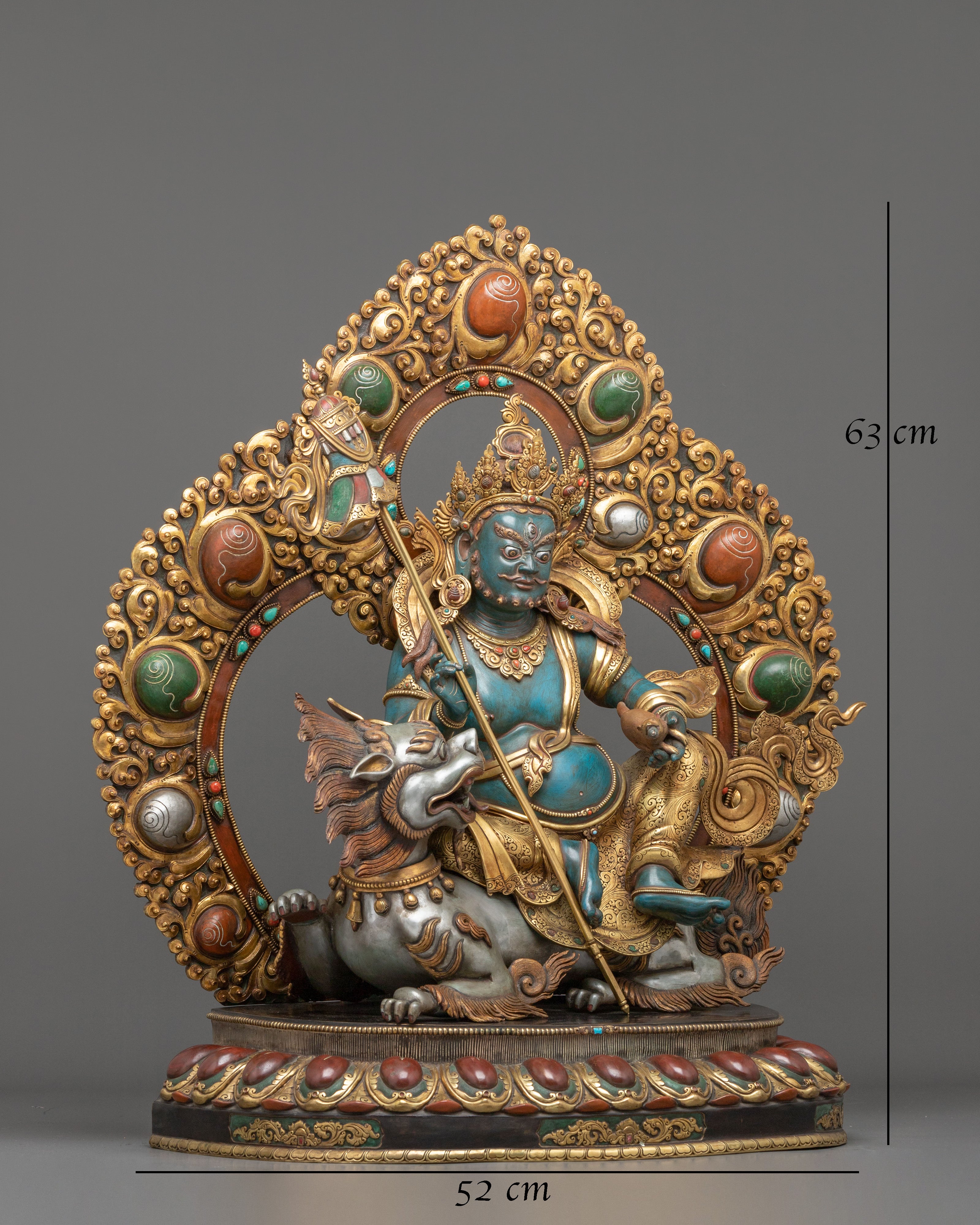 Namtoshe Copper Sculpture | Guardian King of Wealth and Protection