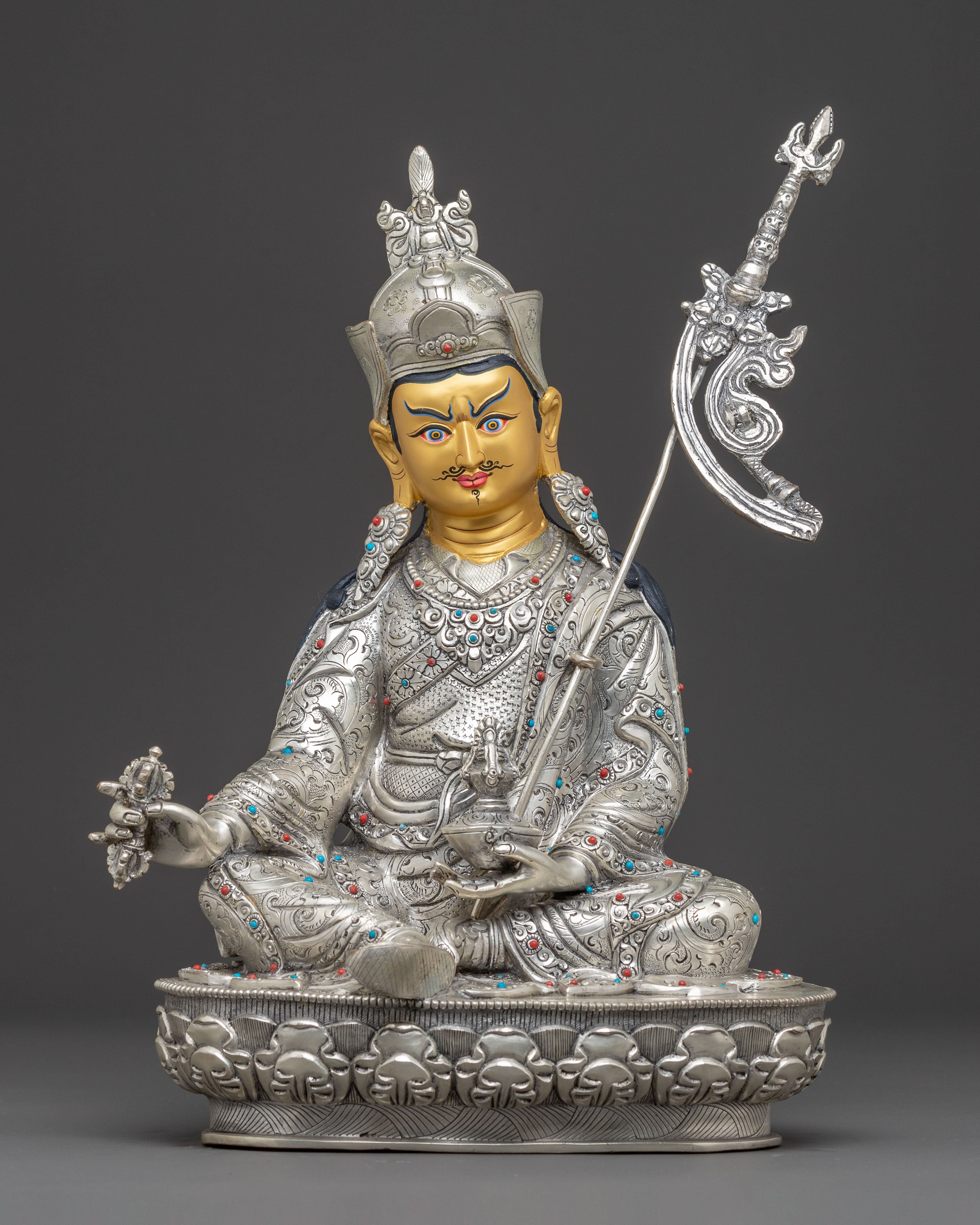 Guru Padmasambhava Statue: Protector of Dharma | Tantric Master