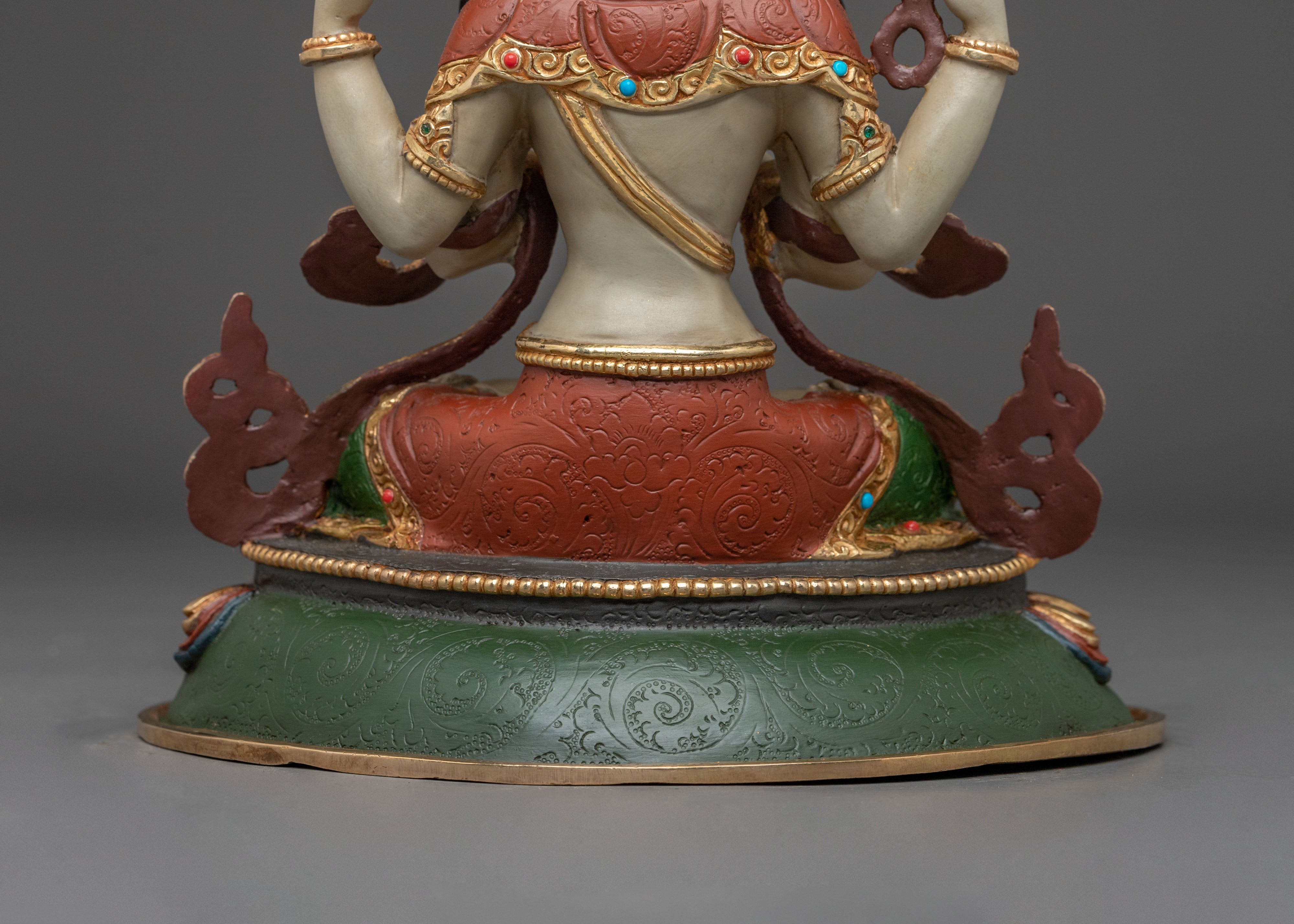 Himalayan Chenrezig Statue | Buddhist Decor