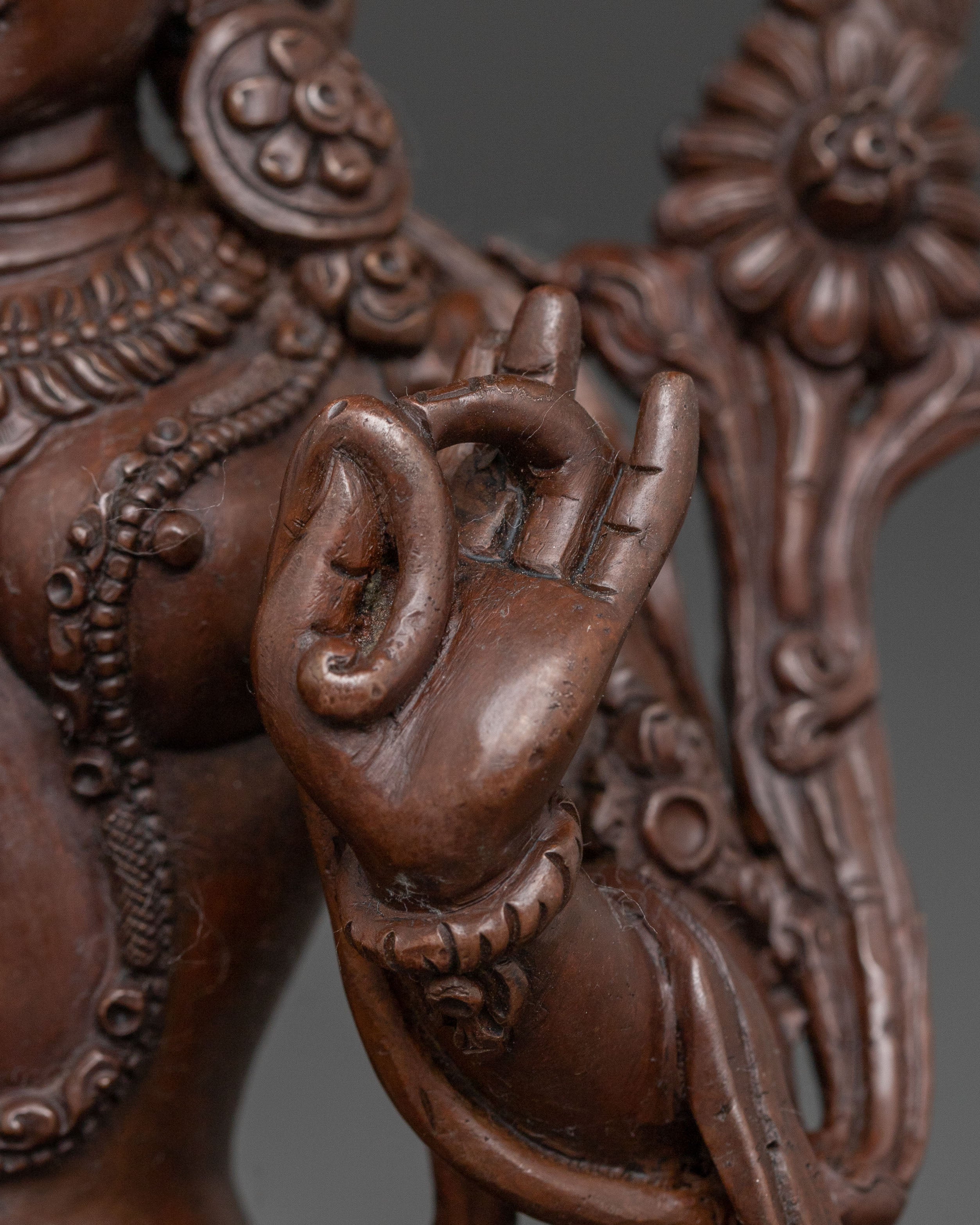 Handmade Mother Shyama Tara Sacred Statue | Buddhist Female Deity