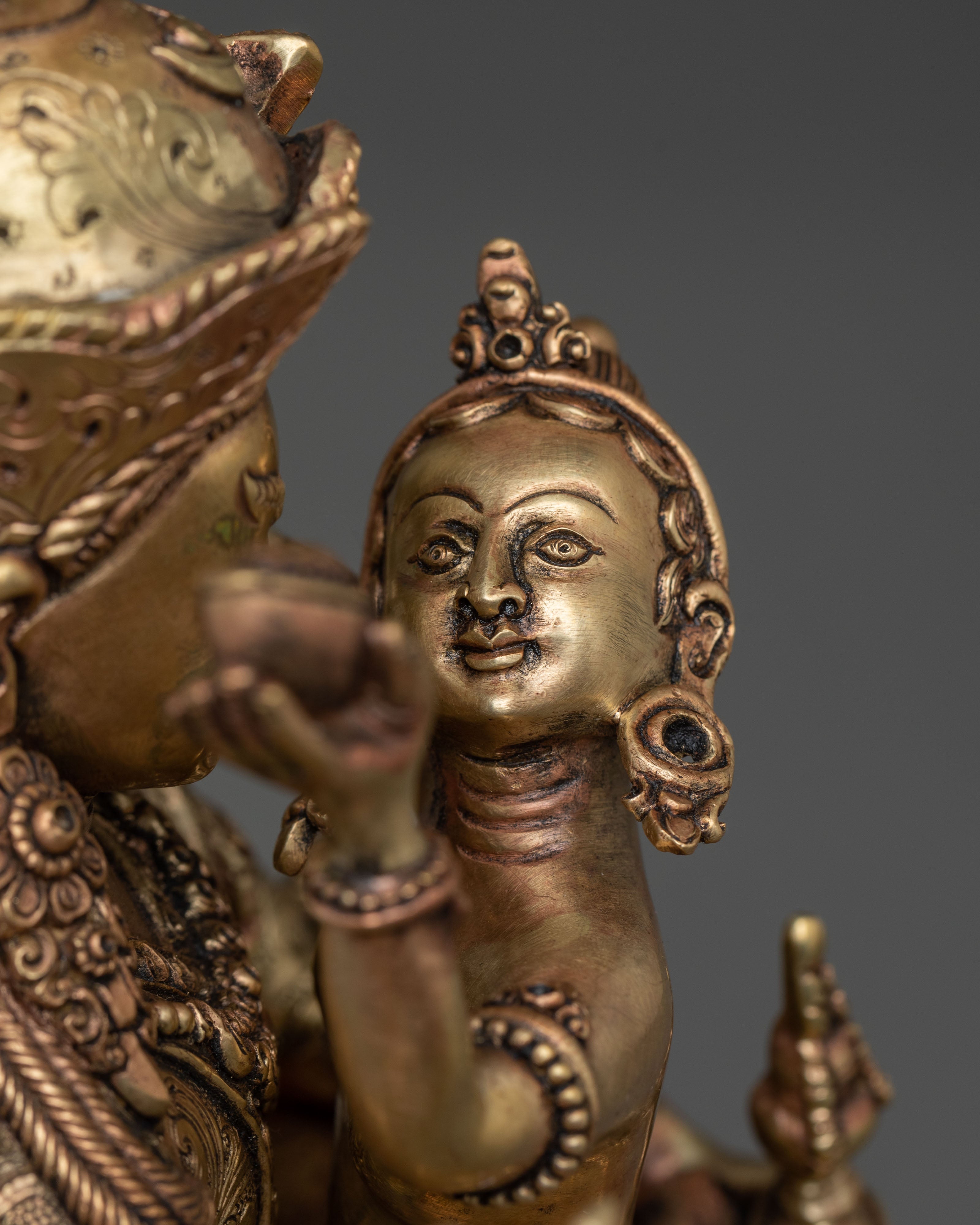 Handcrafted Padmasambhava Statue: Spiritual Teaching