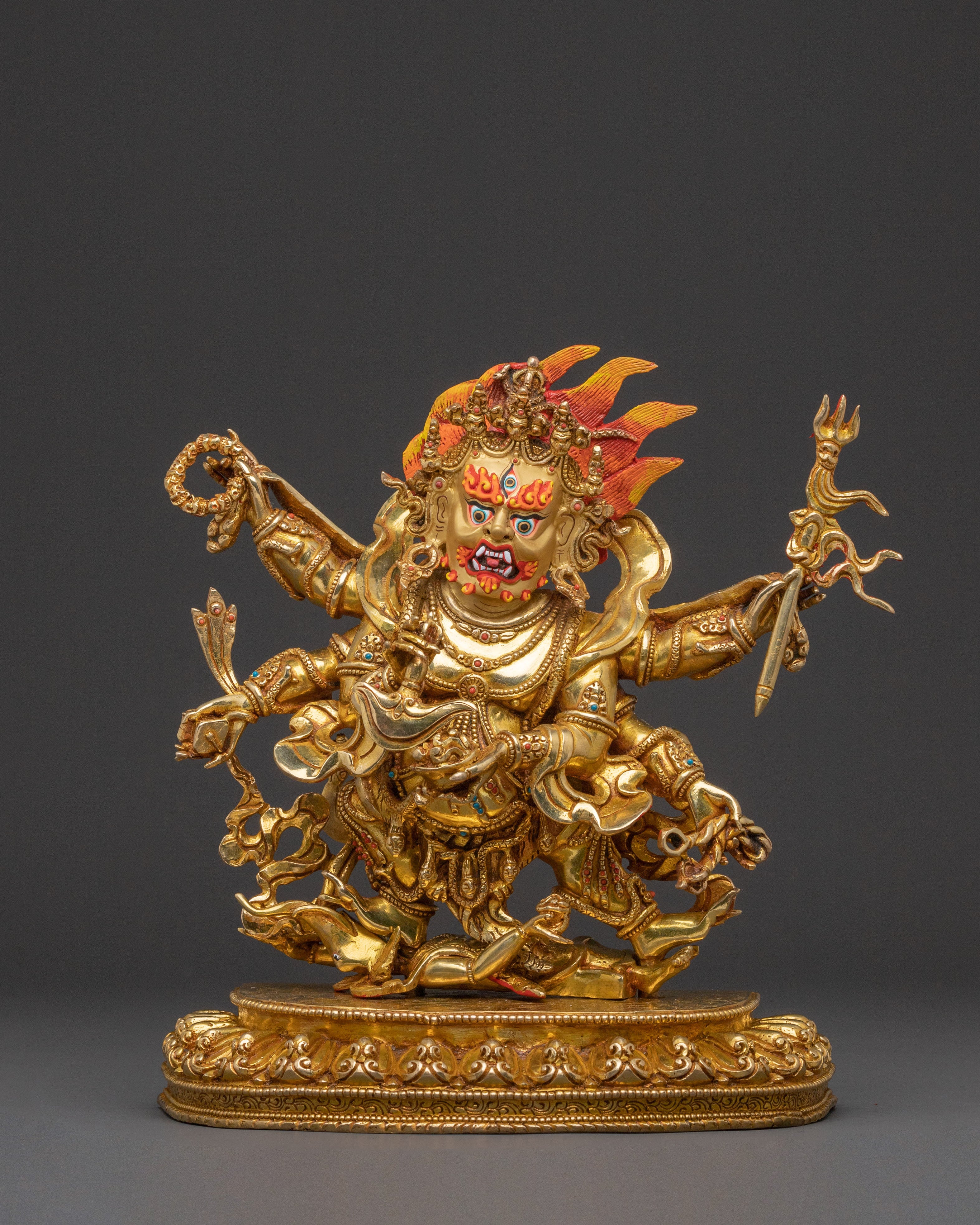 Protector Six Armed Mahakala Statue