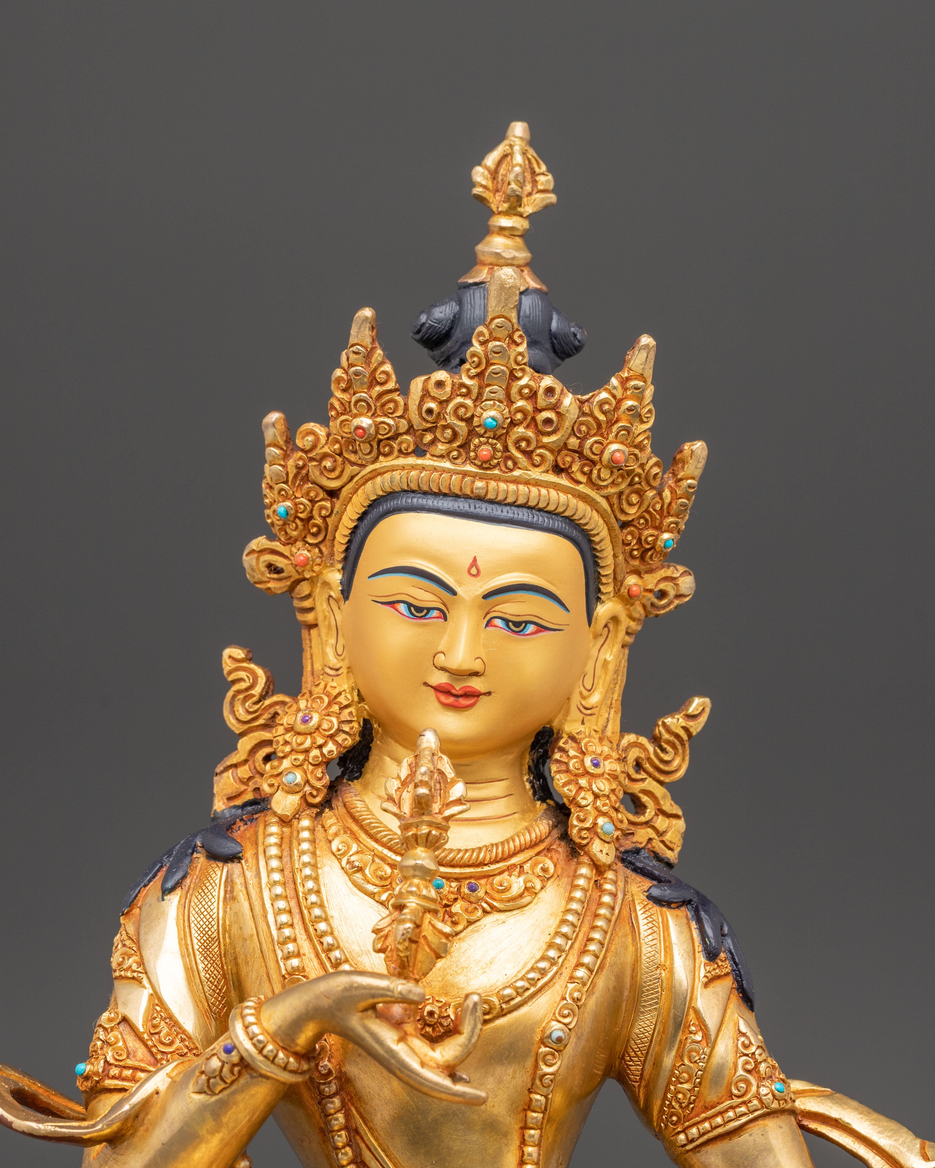 Handmade Vajrasattva Statue: Buddhist Symbol of Purification