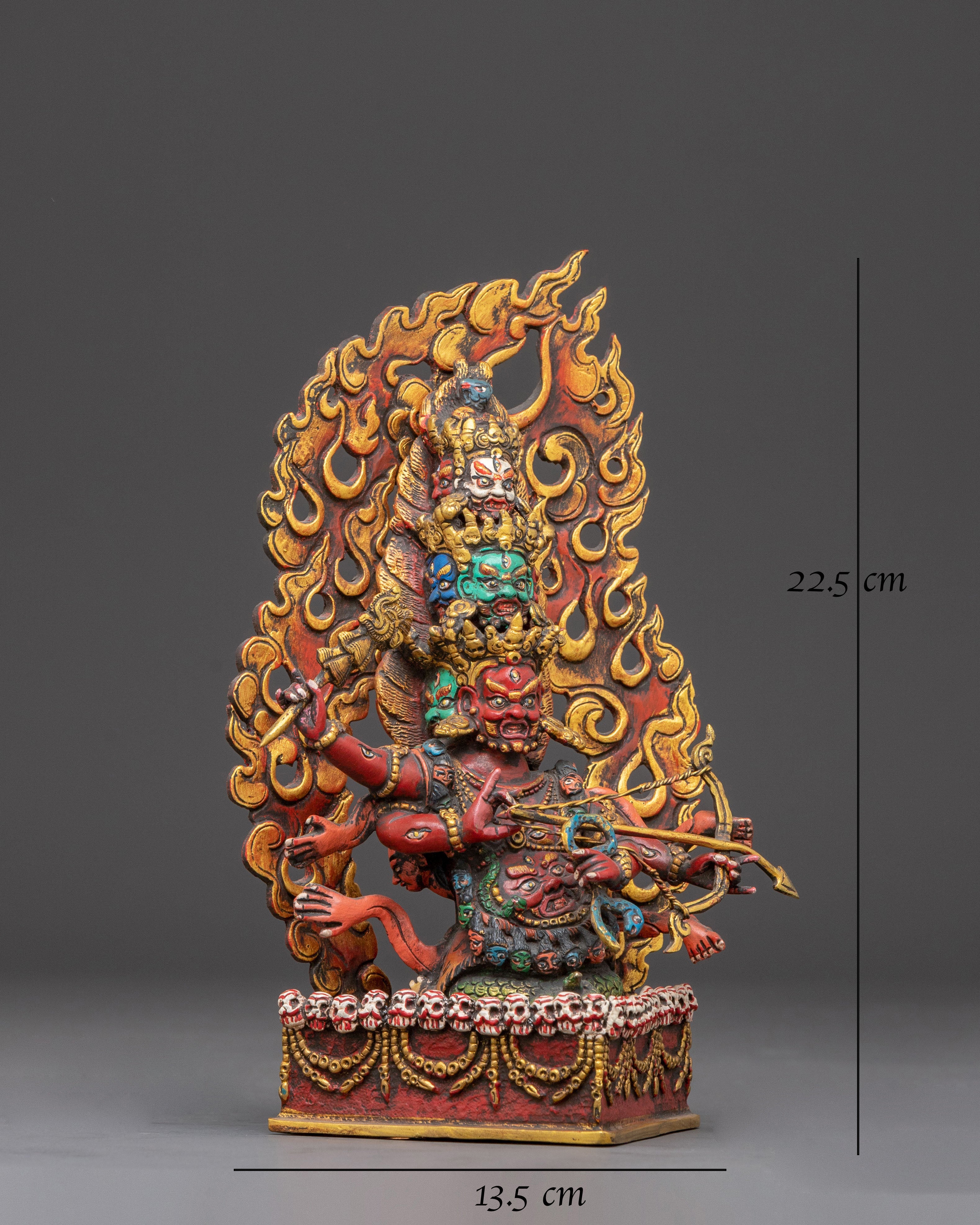 Statue of Rahula: Guardian of Dharma | Tibetan Buddhism Artwork
