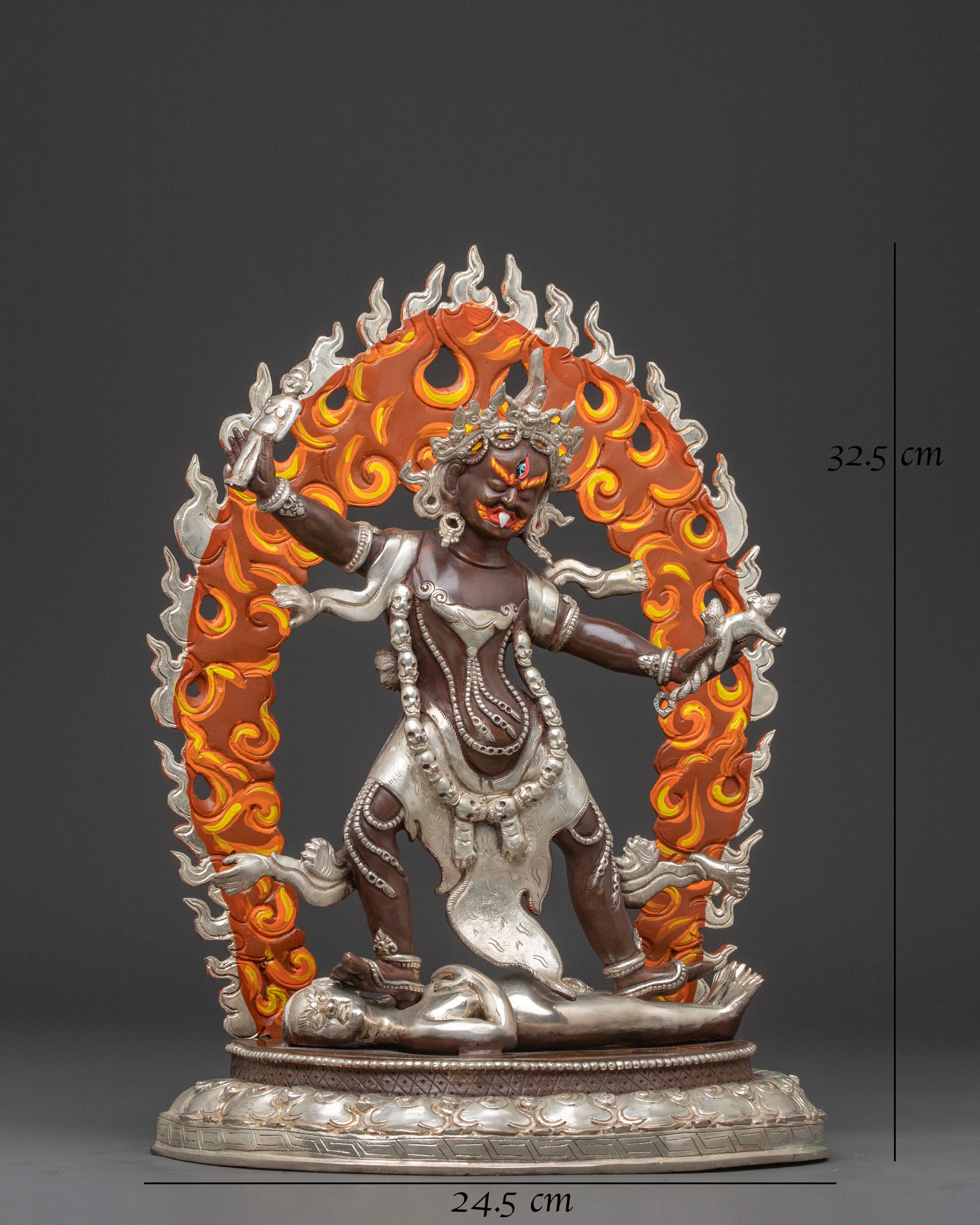 Handcrafted Ekajati Sacred Statue: Protector Deity