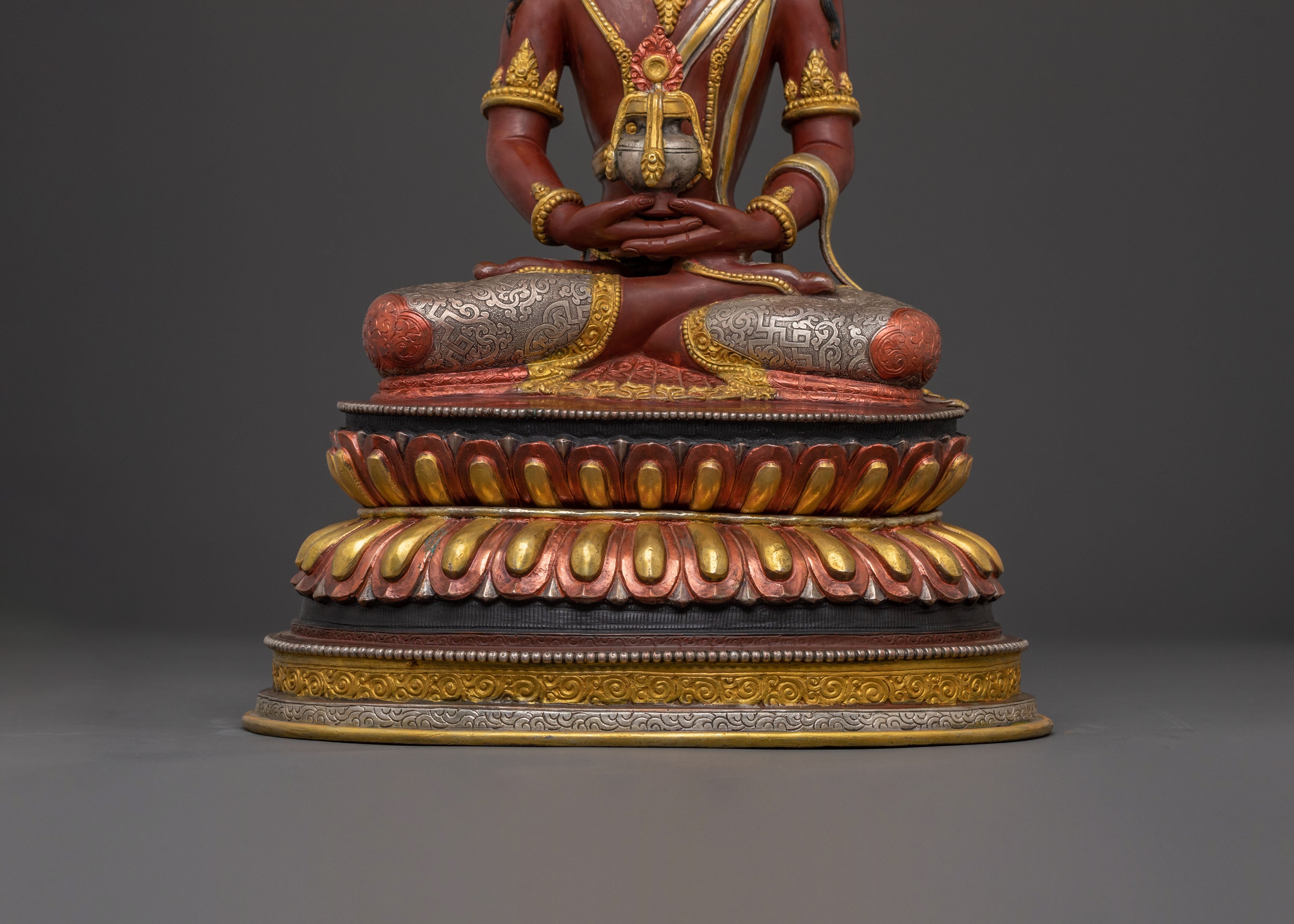 Golden Amitayus Statue | Buddha of Infinite Life