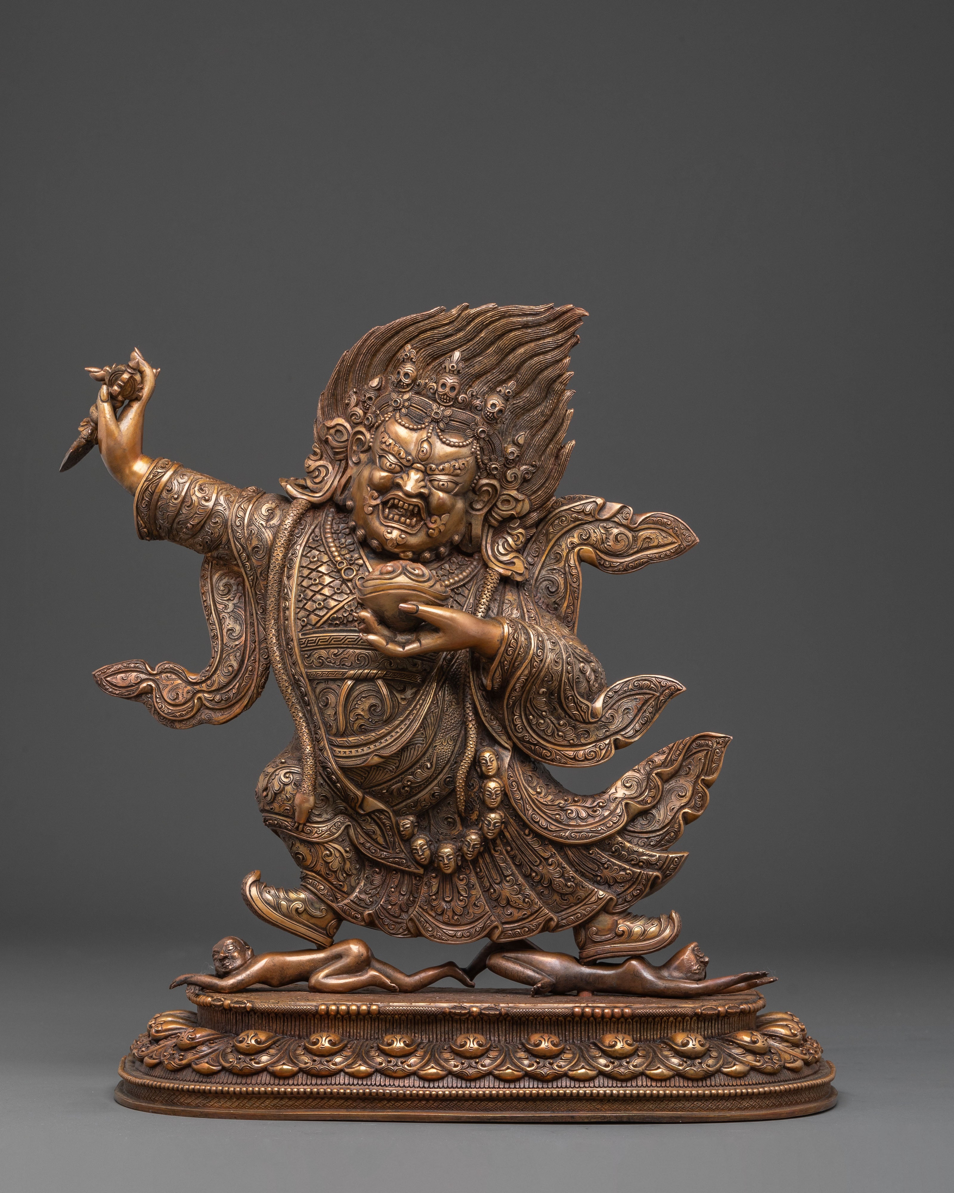 Bernagchen Mahakala Copper Statue