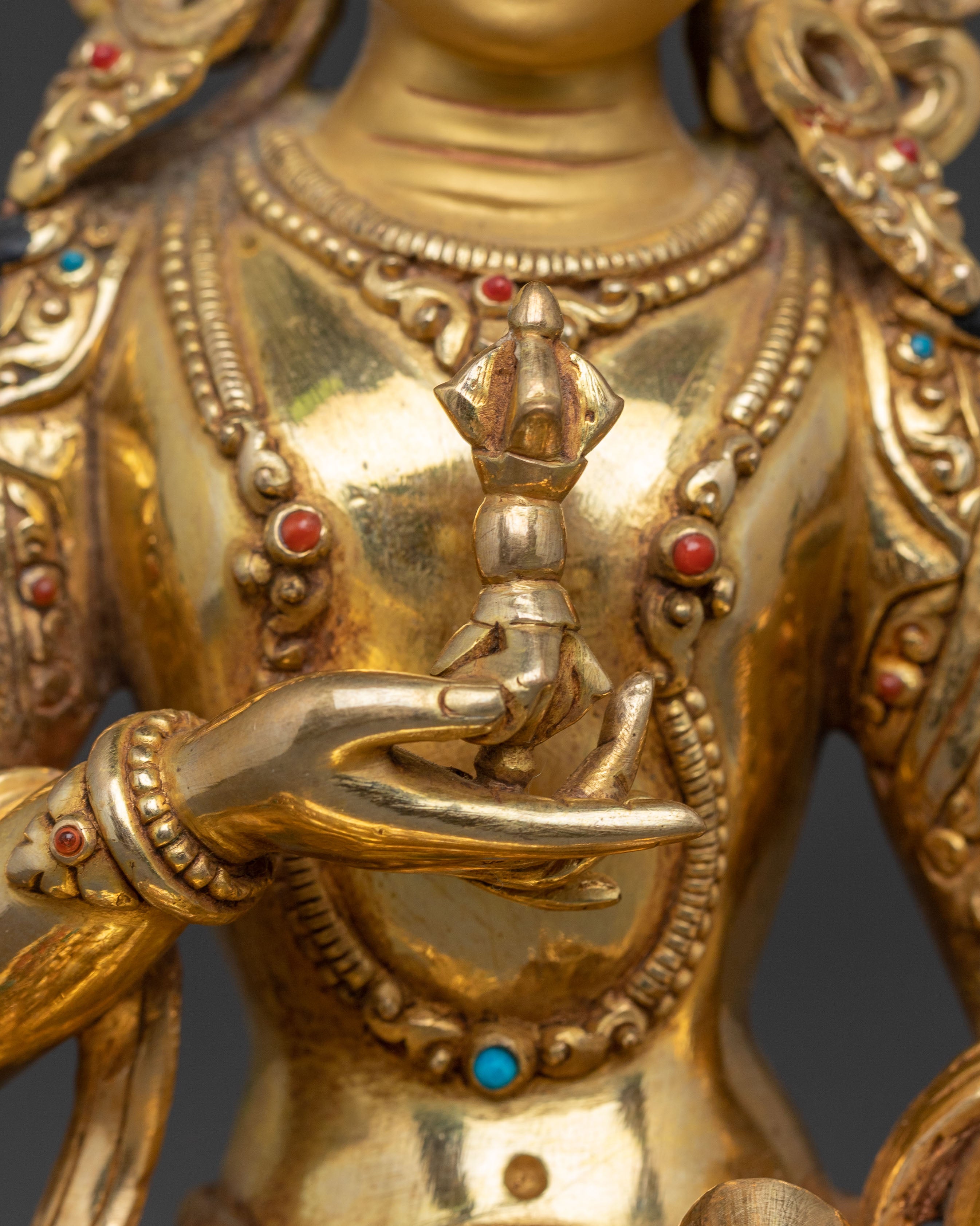 Purification Symbol Vajrasattva Copper Statue | Dorje Sempa, Buddhist Purifier