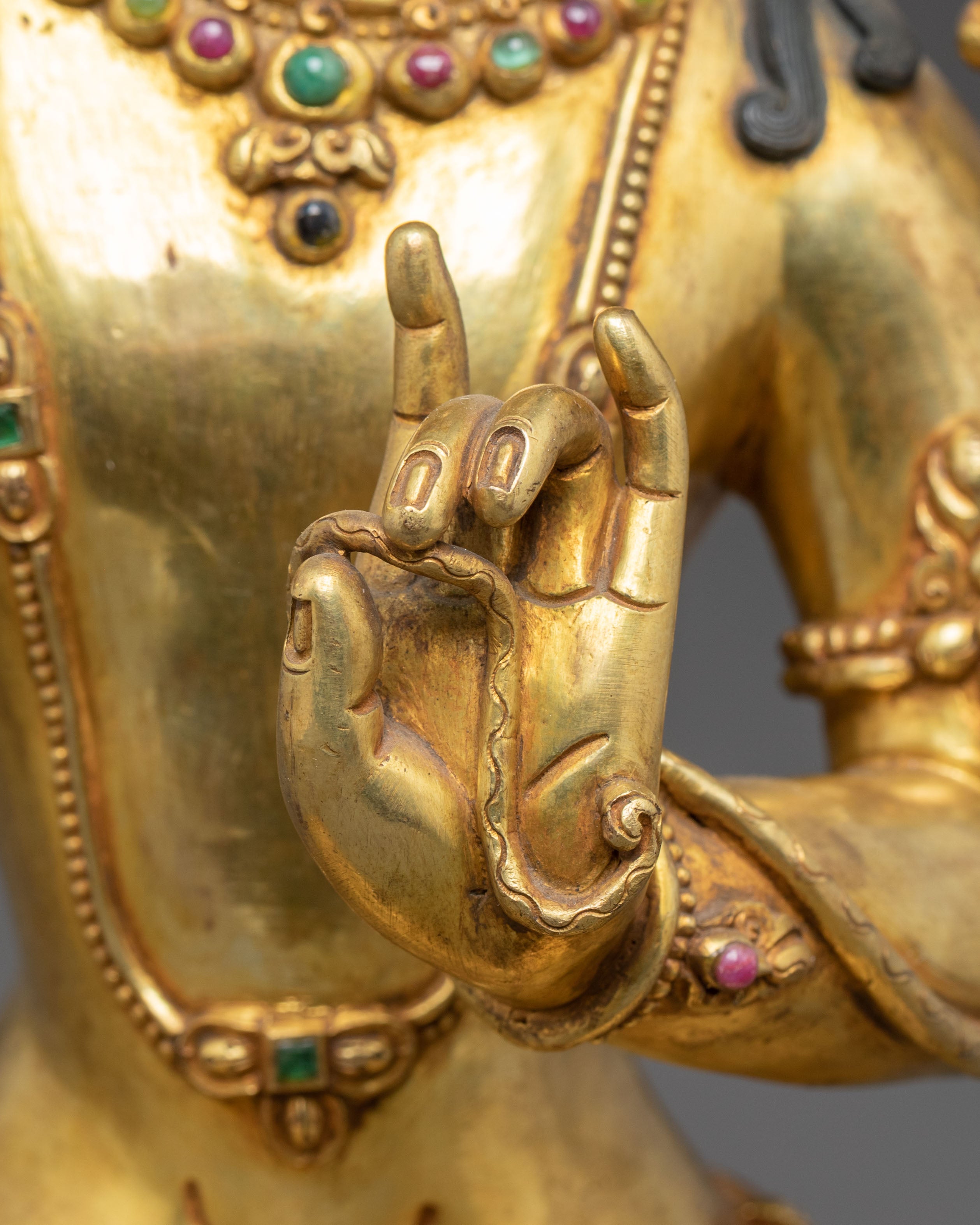 Manjushri Bodhisattva Radiant Statue | Spiritual Decor Icon