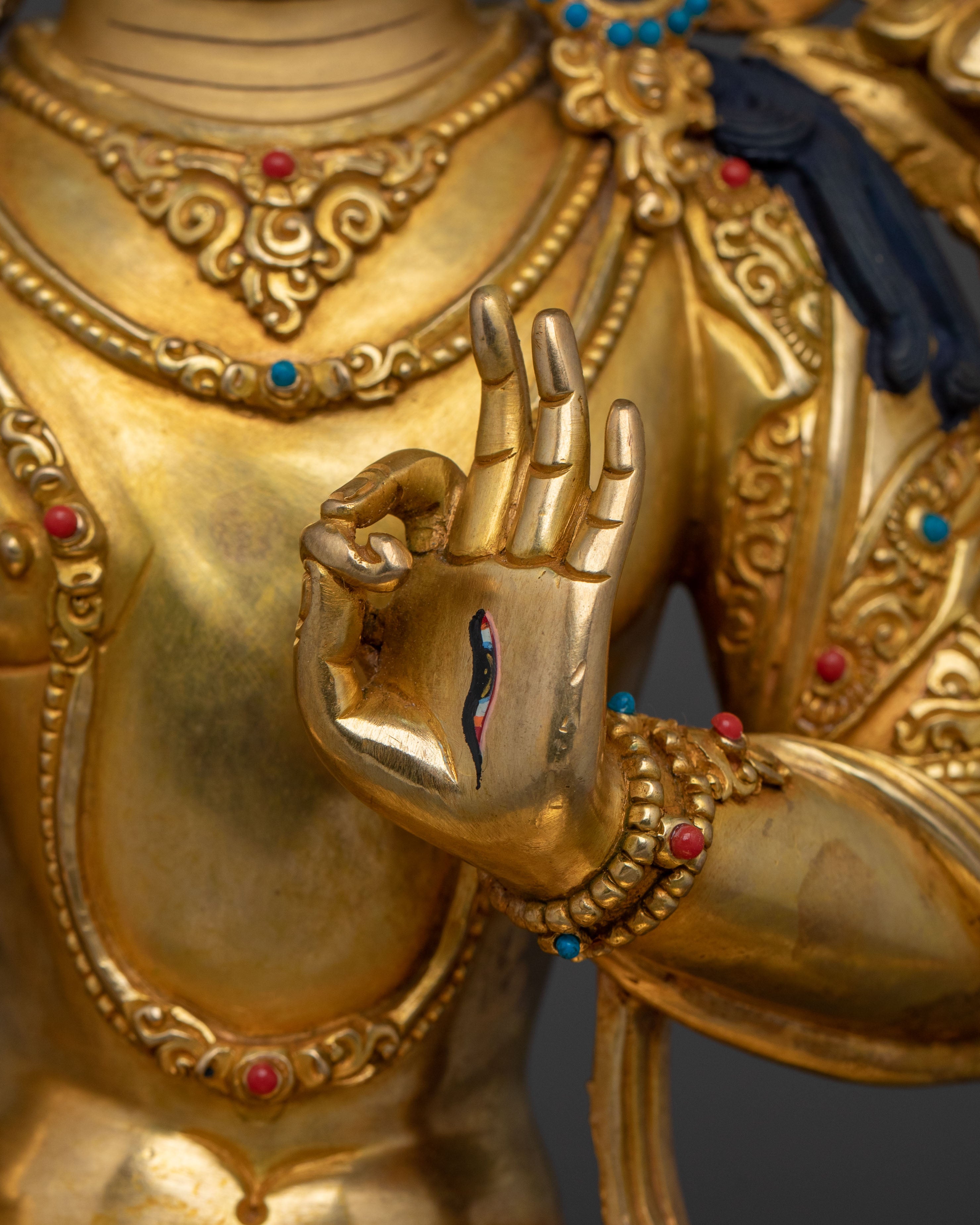 White Tara Tibetan Sculpture | Goddess of Compassion and Longevity
