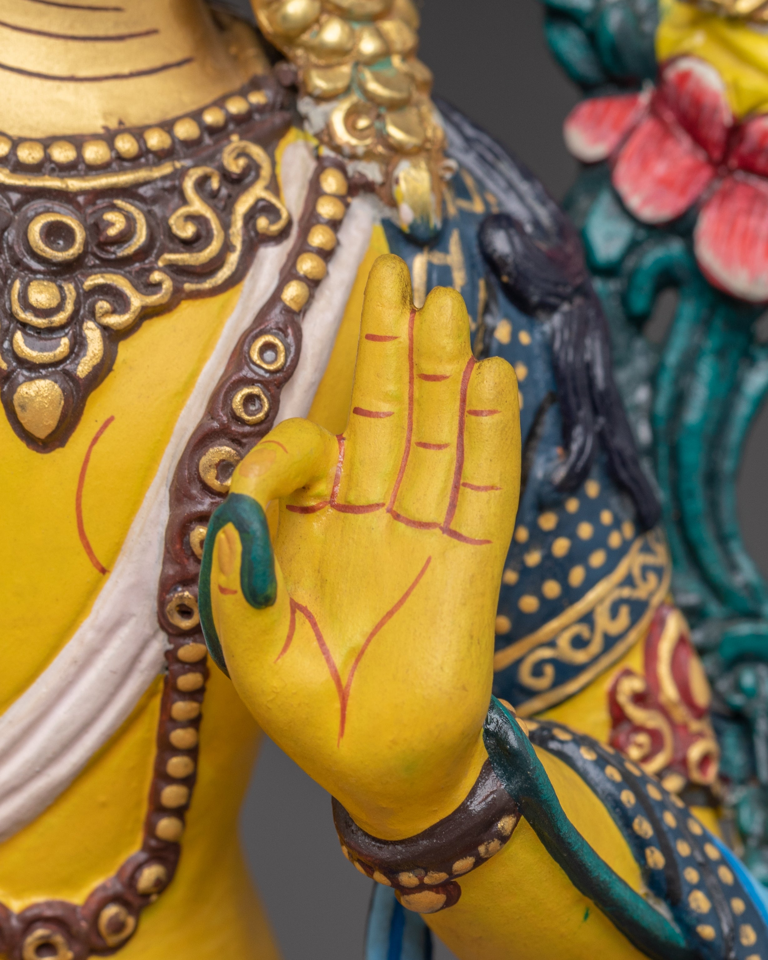 Handmade Statue of Manjushri- The Wisdom Bodhisattva