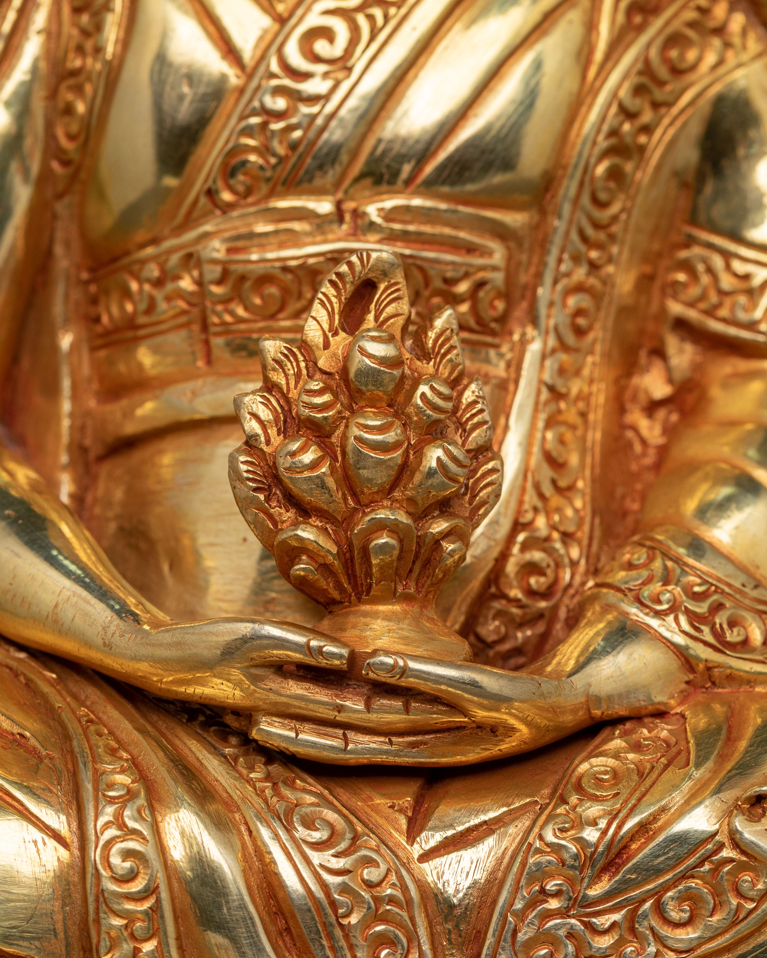Handcrafted Kagyu Master Statue Set | Divine Figures
