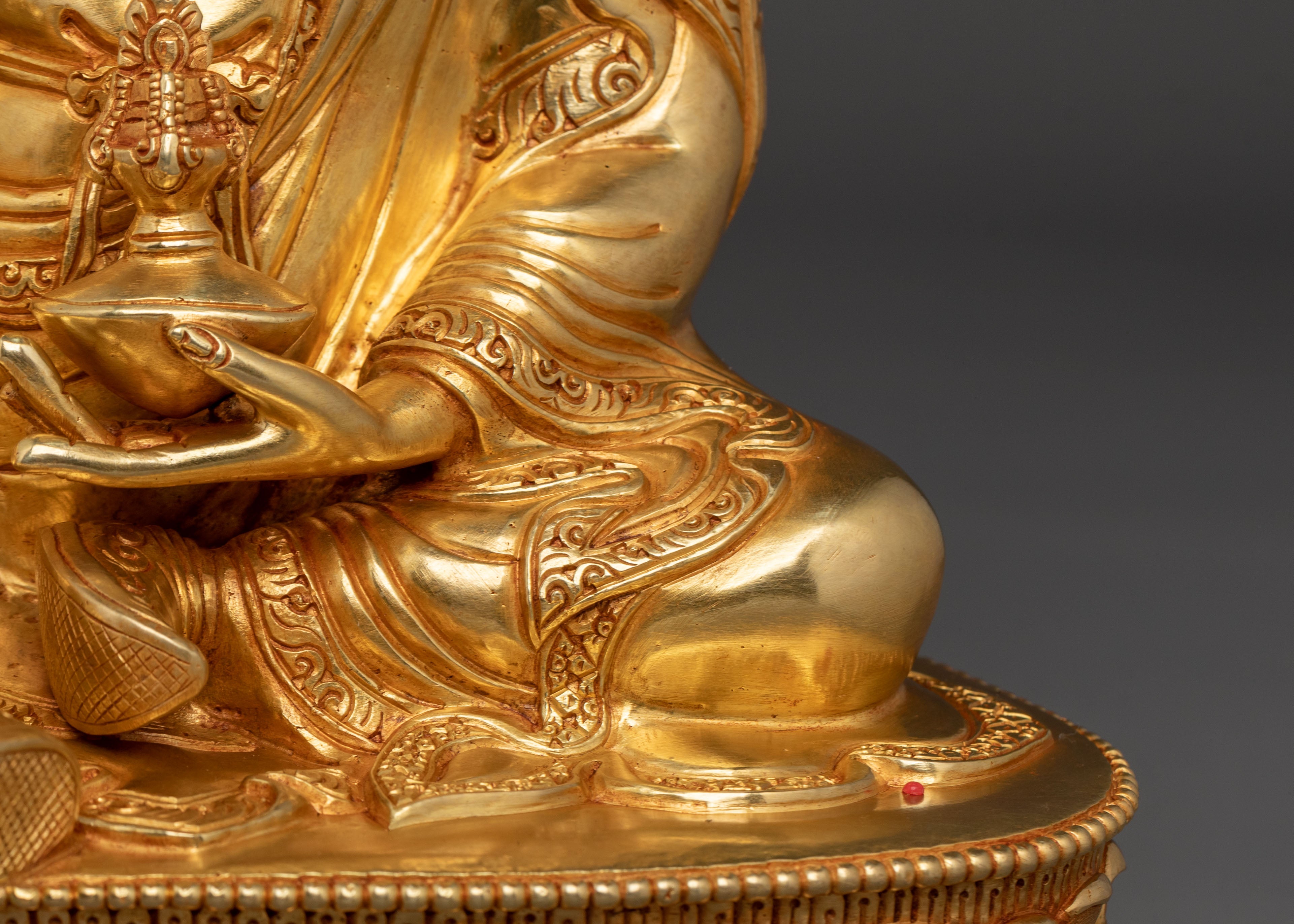 Tibetan Buddhist Guru Rinpoche Statue | | Tibetan Buddhist Master