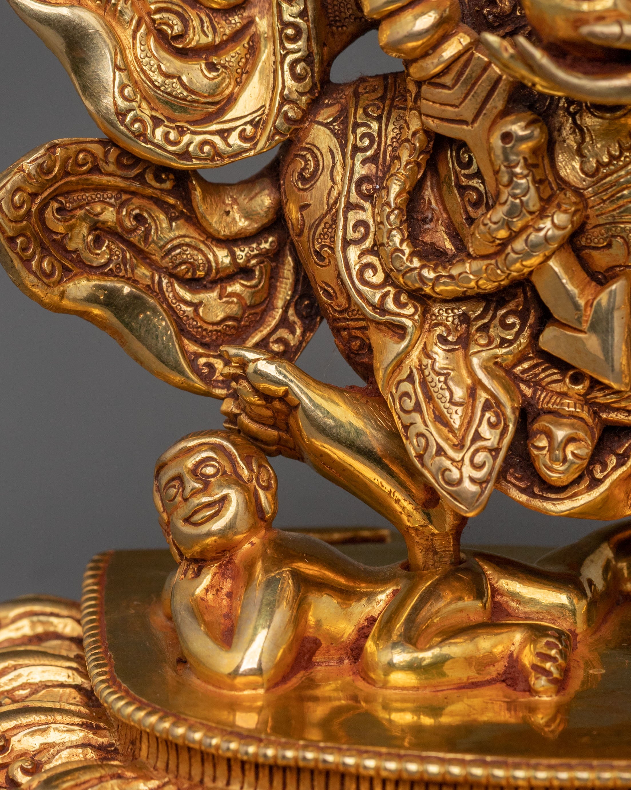 Mahakala Bernakchen Sculpture | Protector Deity
