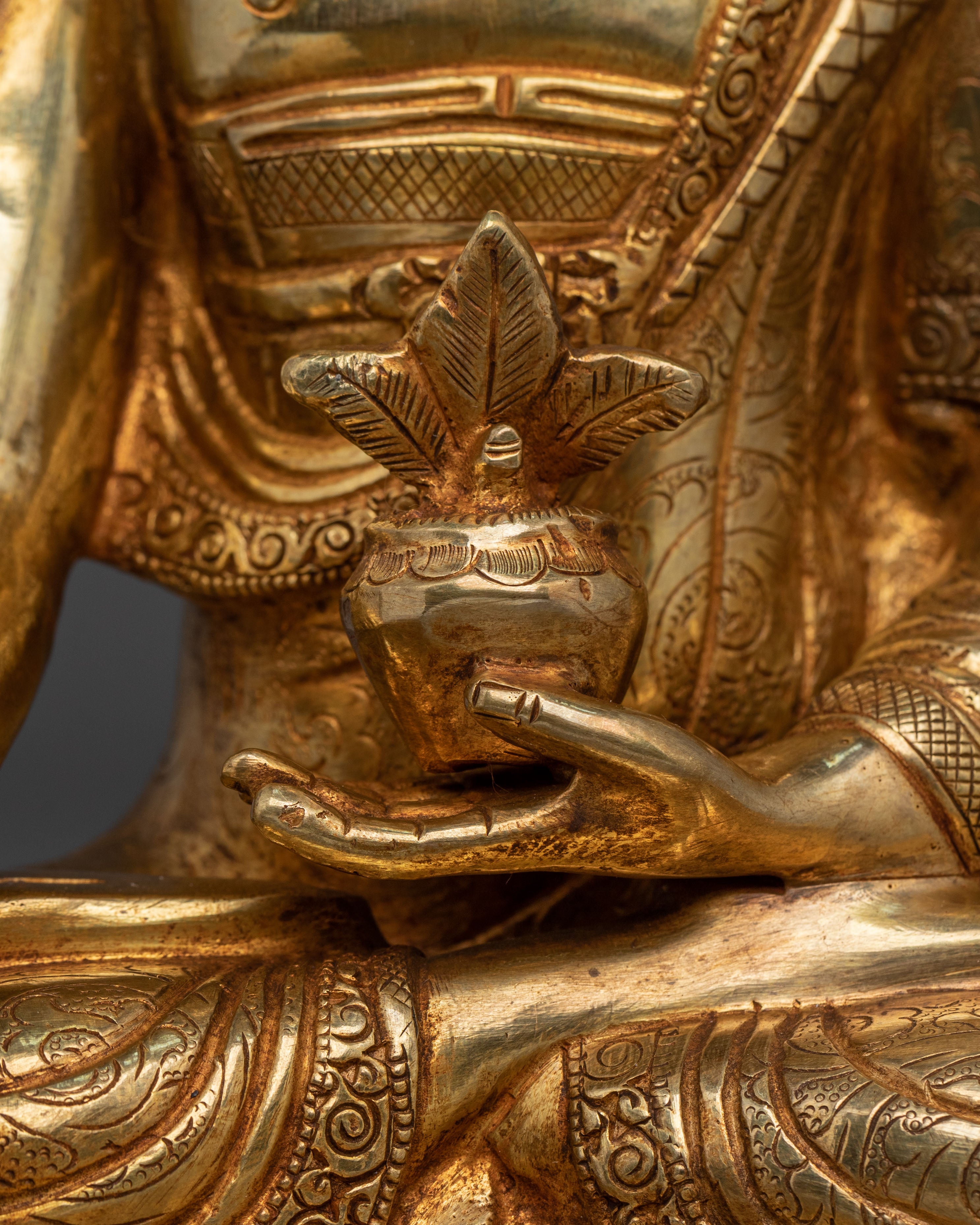 Handmade Medicine Buddha Statue | Home Decor