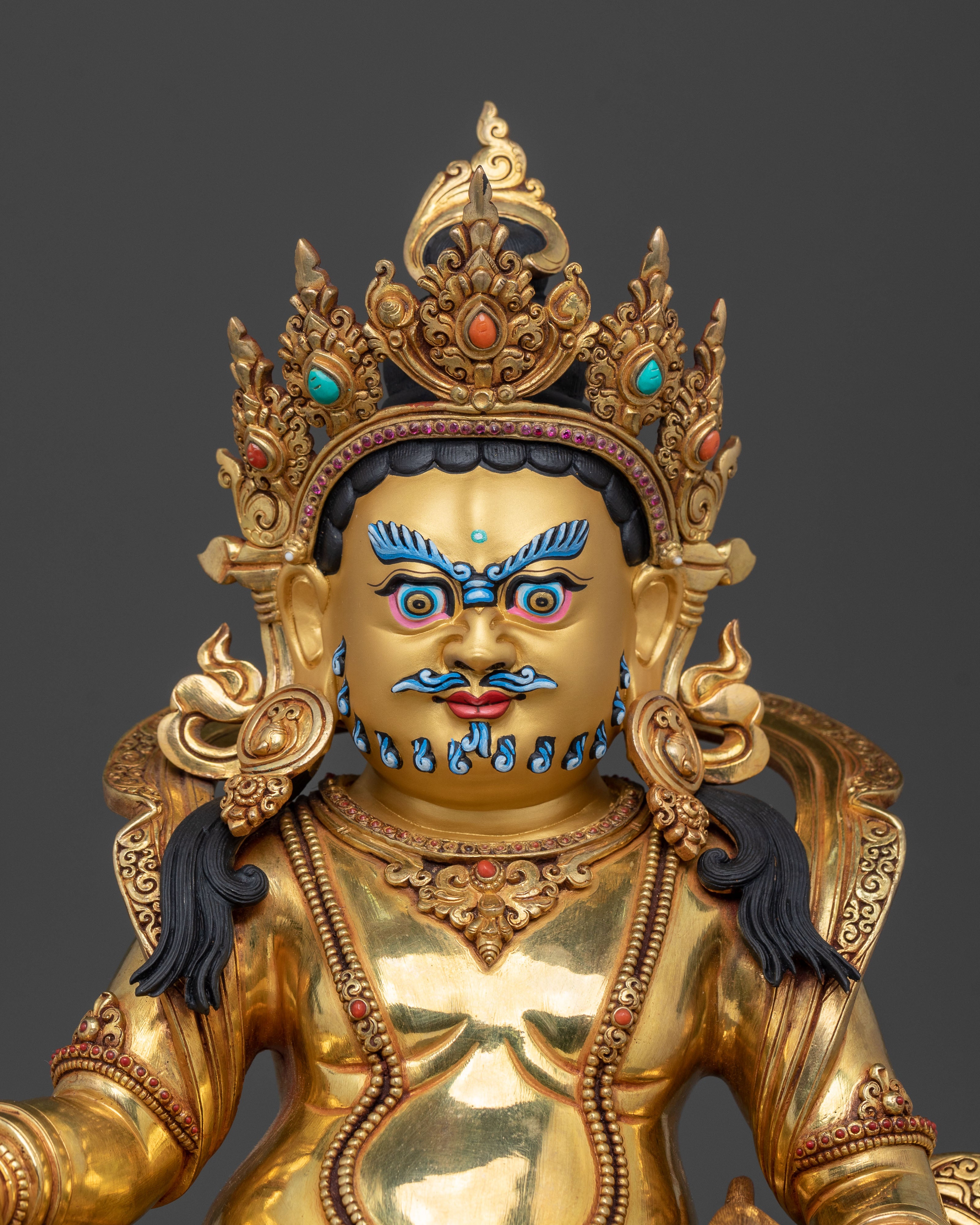 Handcrafted Dzambhala Statue: Wealth Blessing
