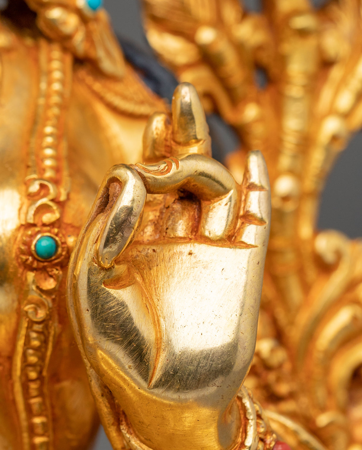 Green Tara Figurine | Tibetan Buddhist Protector